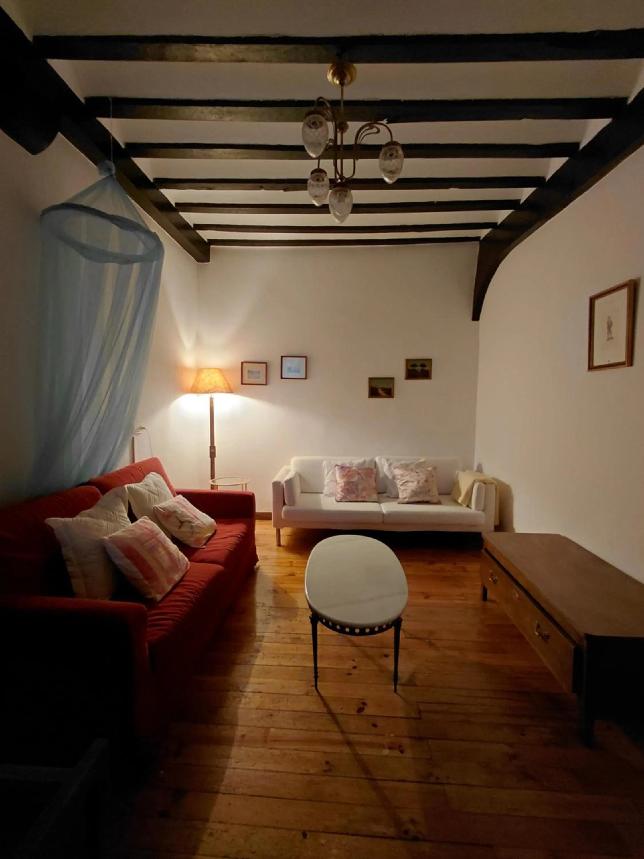 Living room, Bed in Casona De Linares