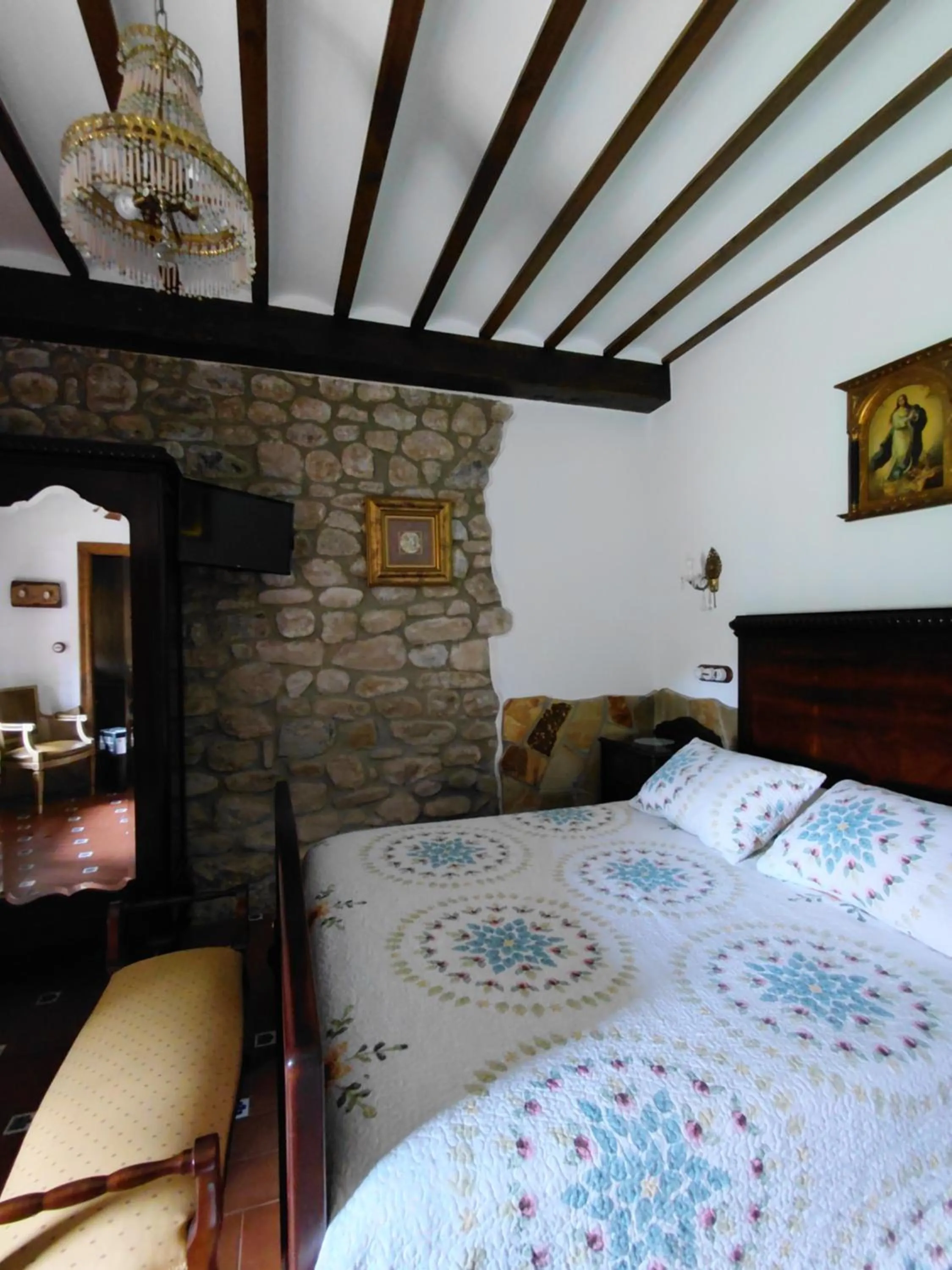 Bed in Habitaciones Casona De Linares
