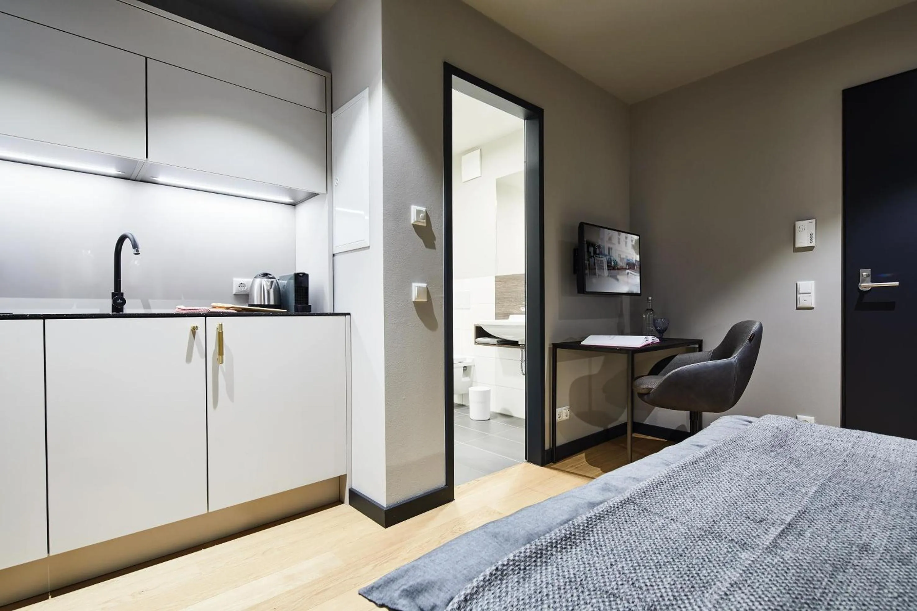 Kitchen or kitchenette in ipartment Wolfsburg HOME by Best Western