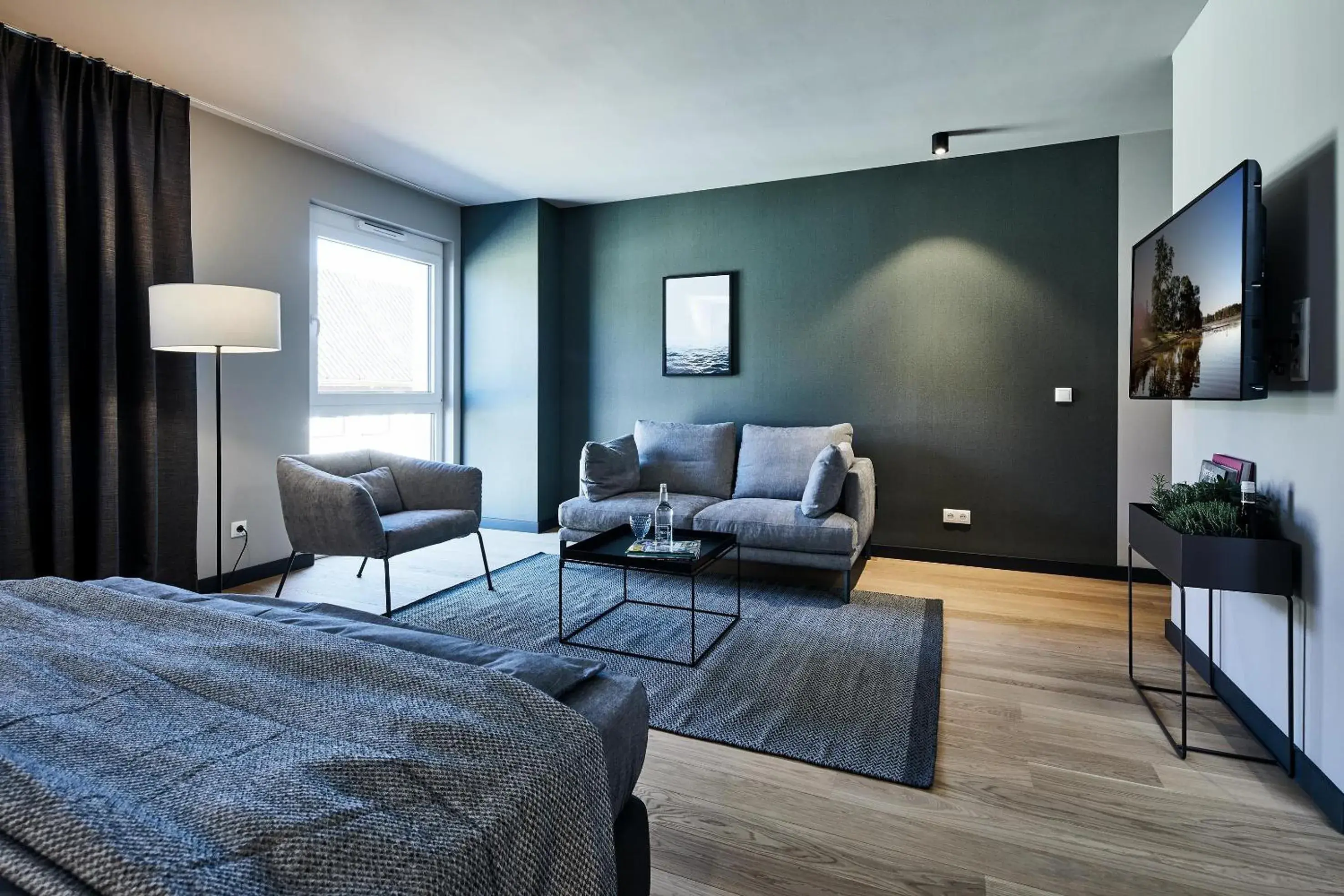 Luxury Family Apartment with Queen Bed, Sofa Bed and Kitchen in ipartment Wolfsburg HOME by Best Western Luxury Family Apartment with Queen Bed, Sofa Bed and Kitchen in ipartment Wolfsburg HOME by Best Western