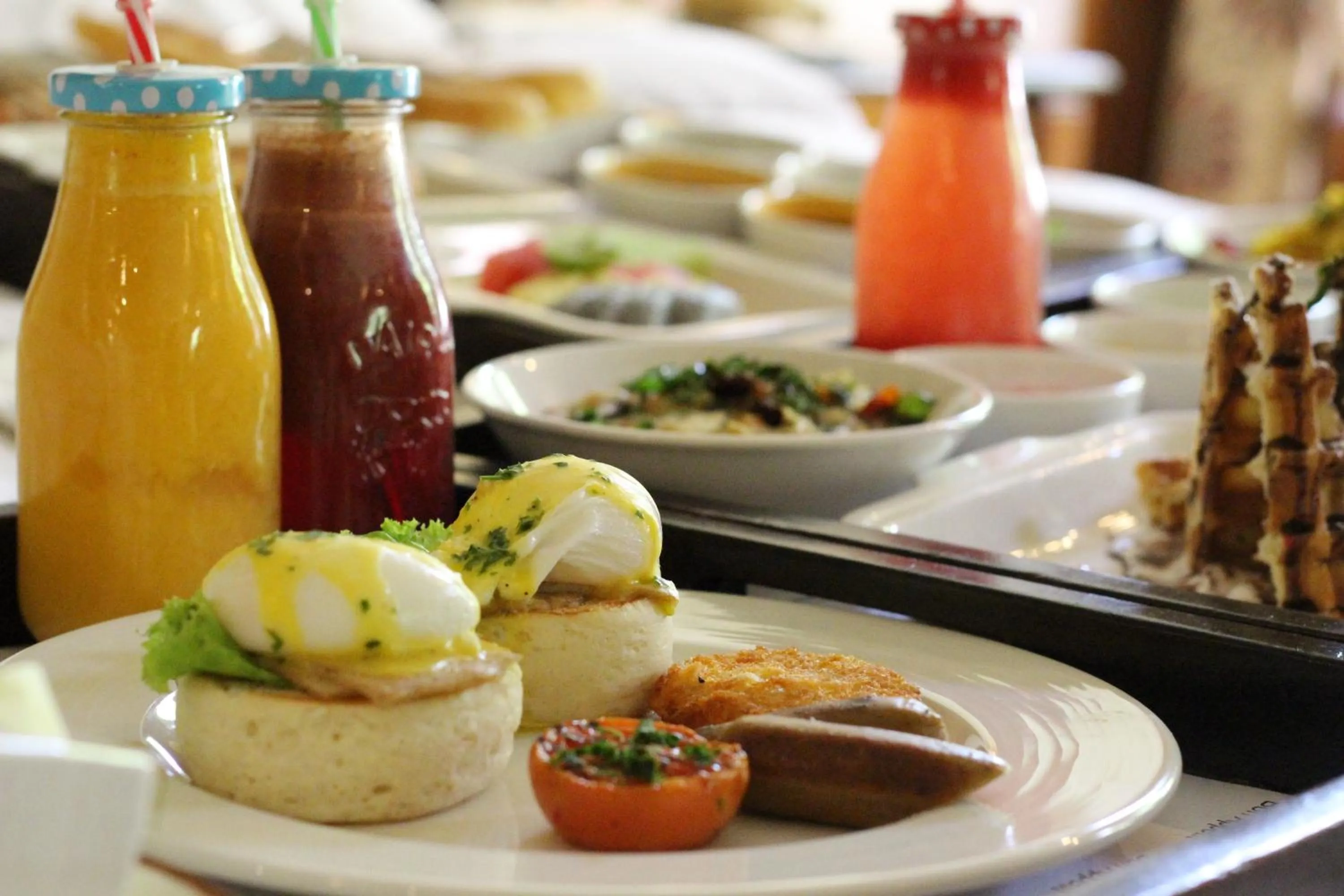 Breakfast in Le Meridien Jaipur Resort & Spa