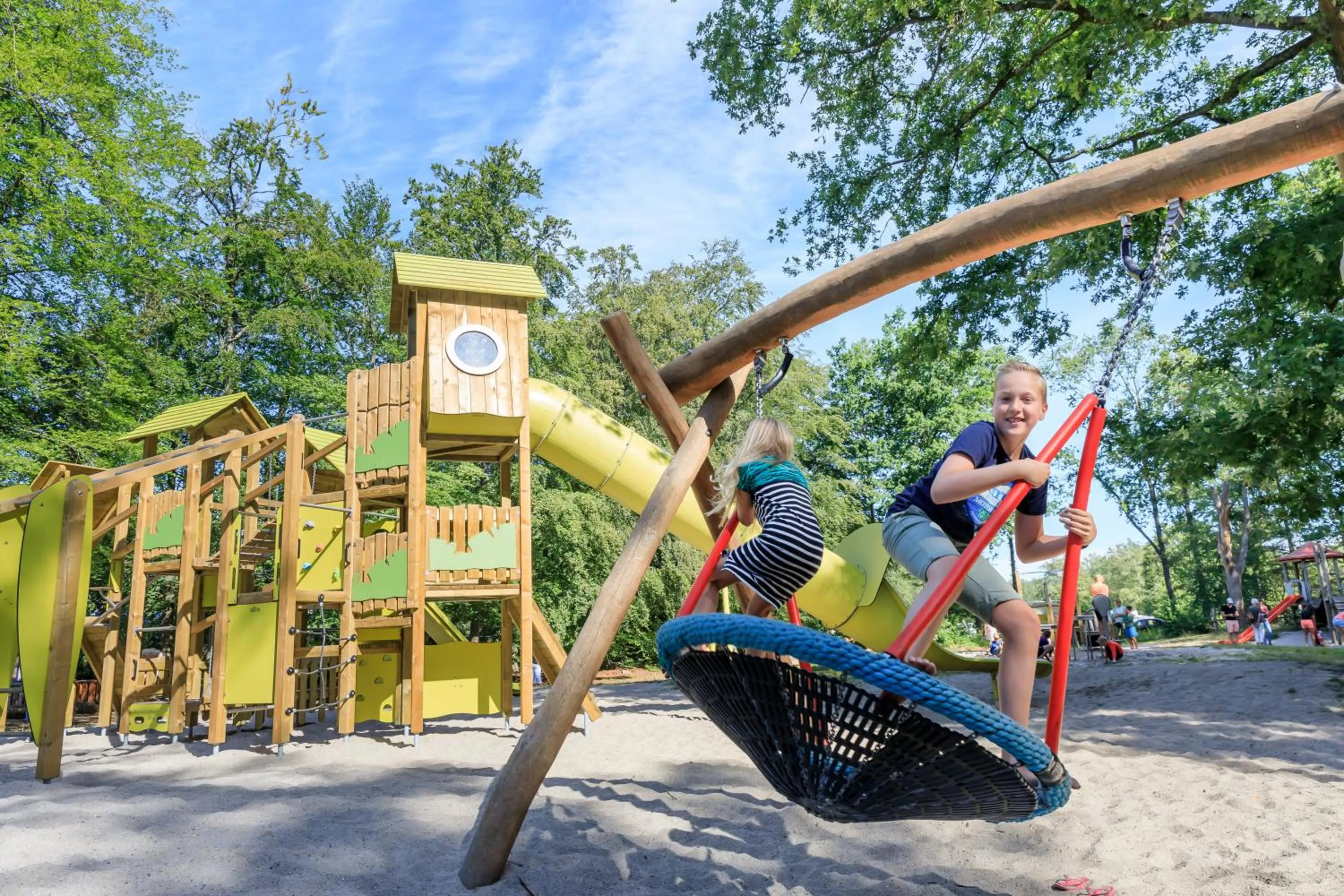 Children play ground in RCN Vakantiepark de Roggeberg