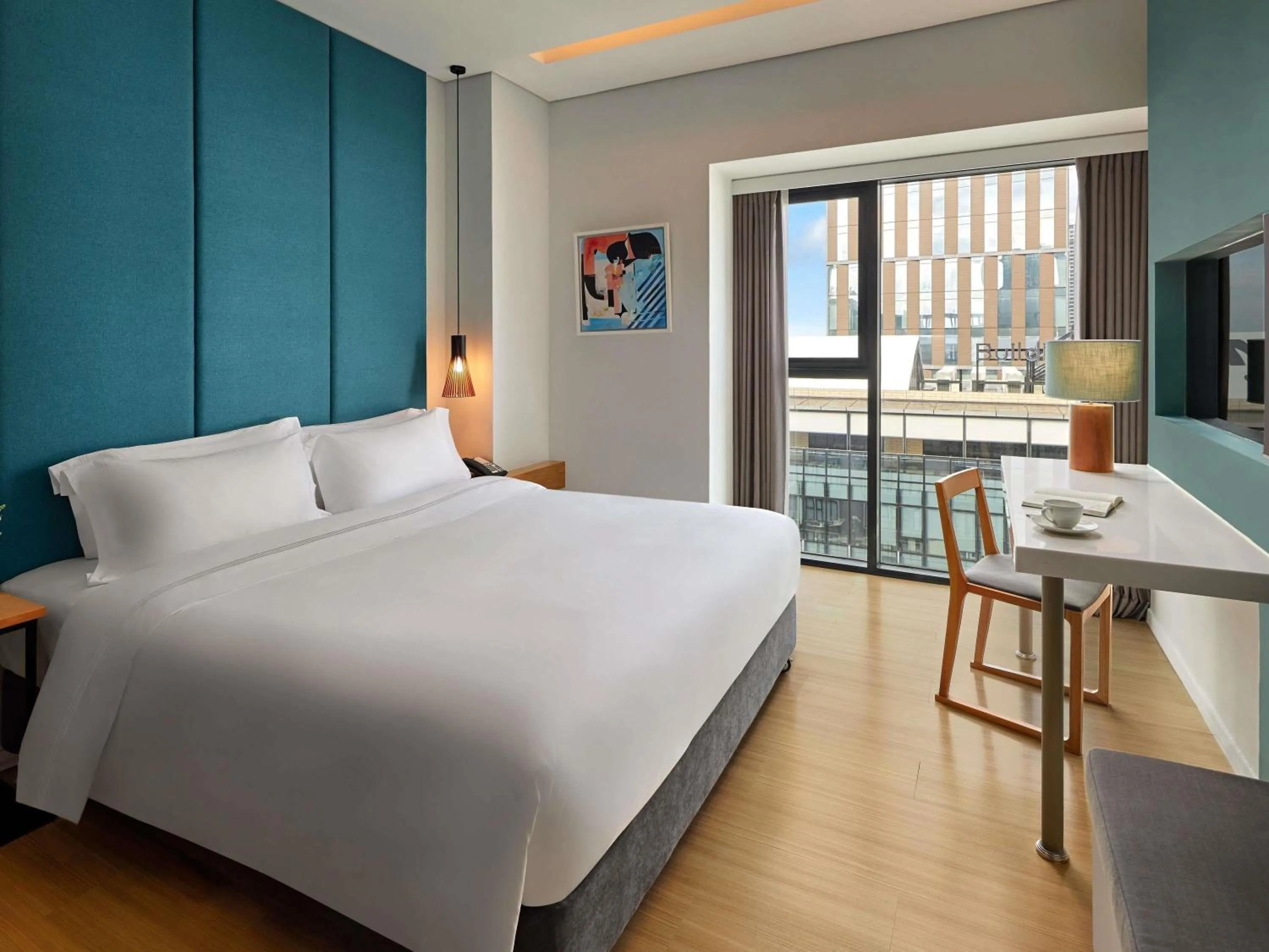 Property building, Bed in Novotel Living Saigon South
