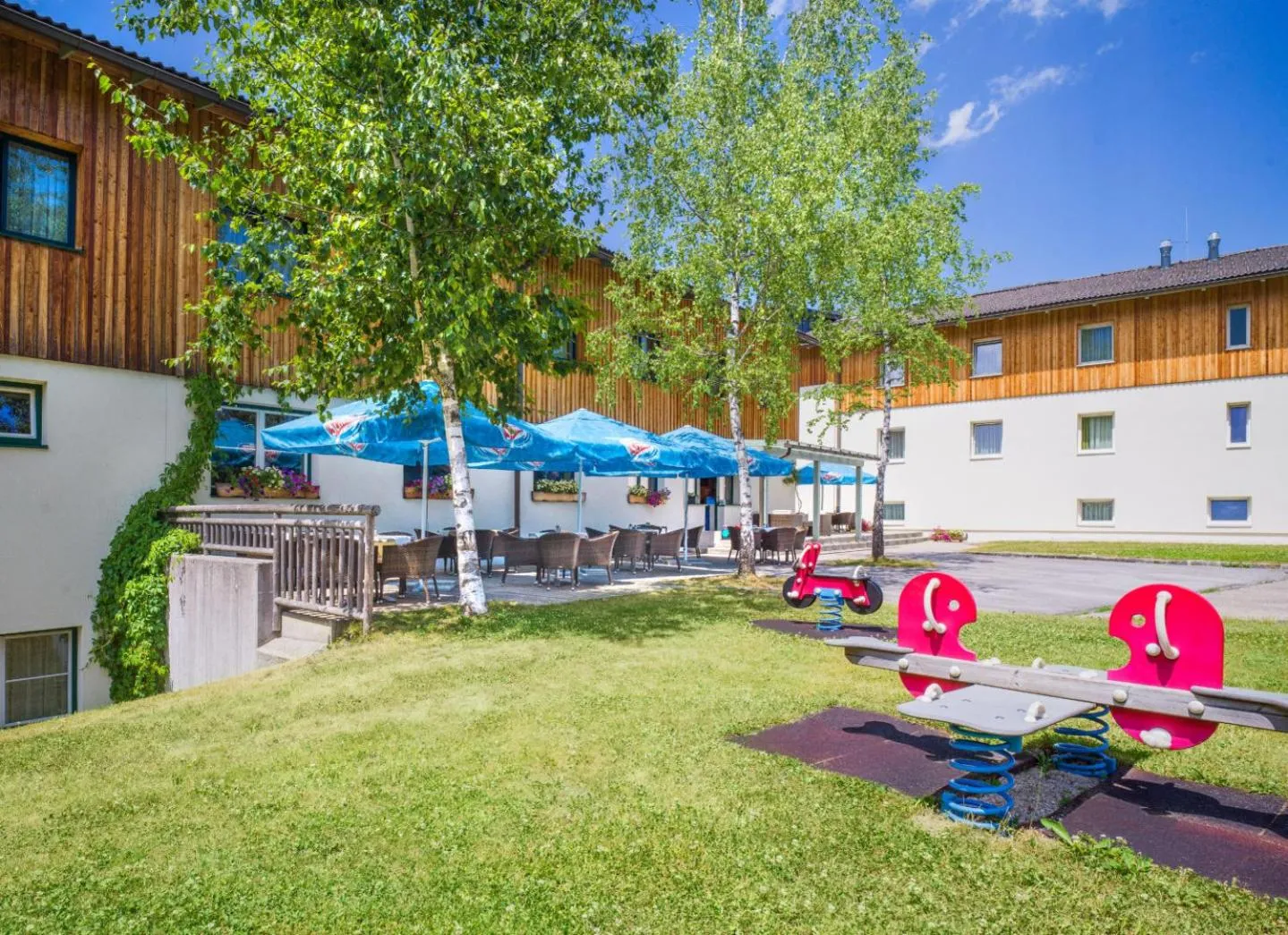 Balcony/Terrace in JUFA Hotel Bad Aussee