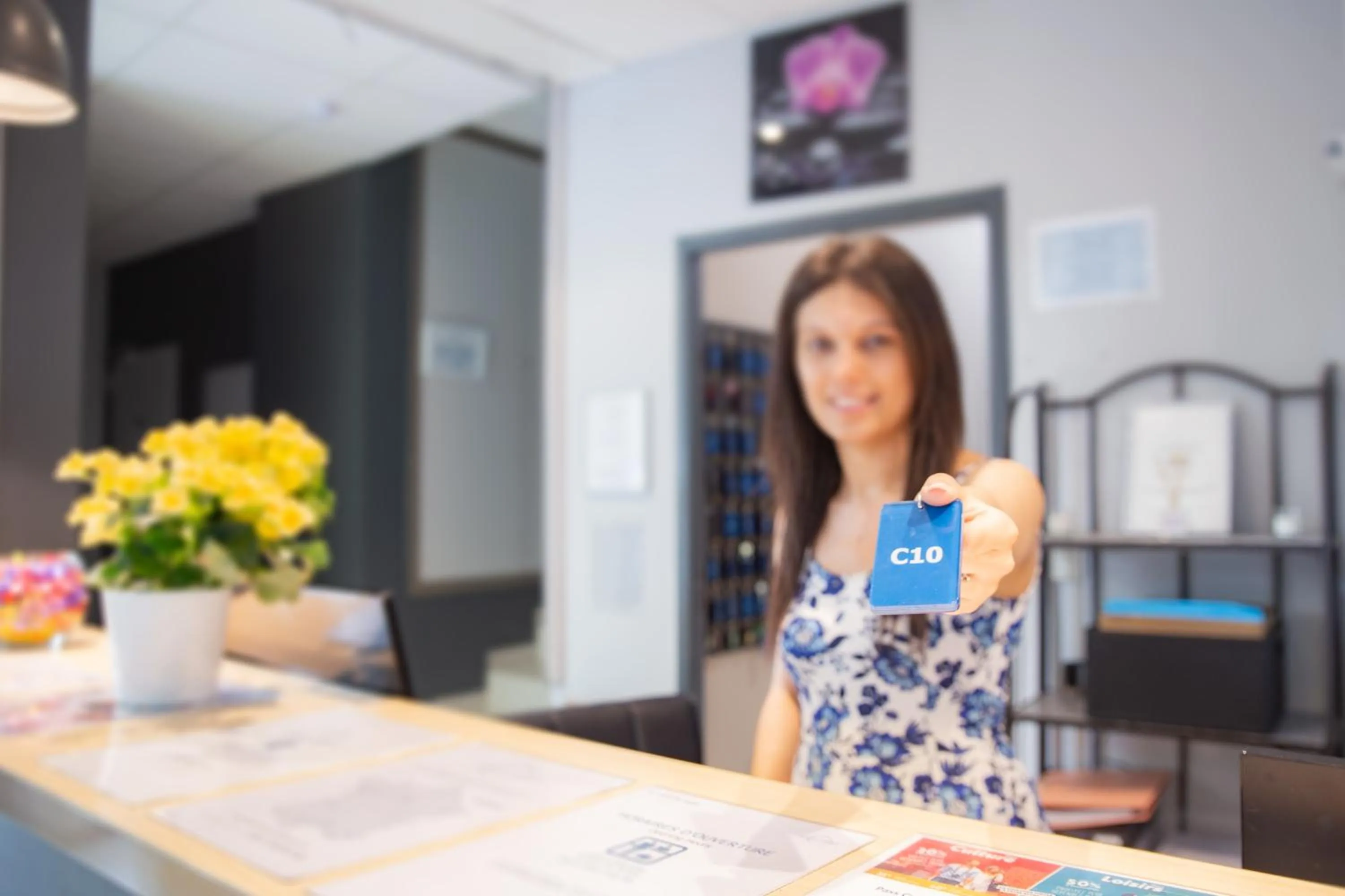 Lobby or reception in Comfort Aparthotel Frejus La Tour de Mare