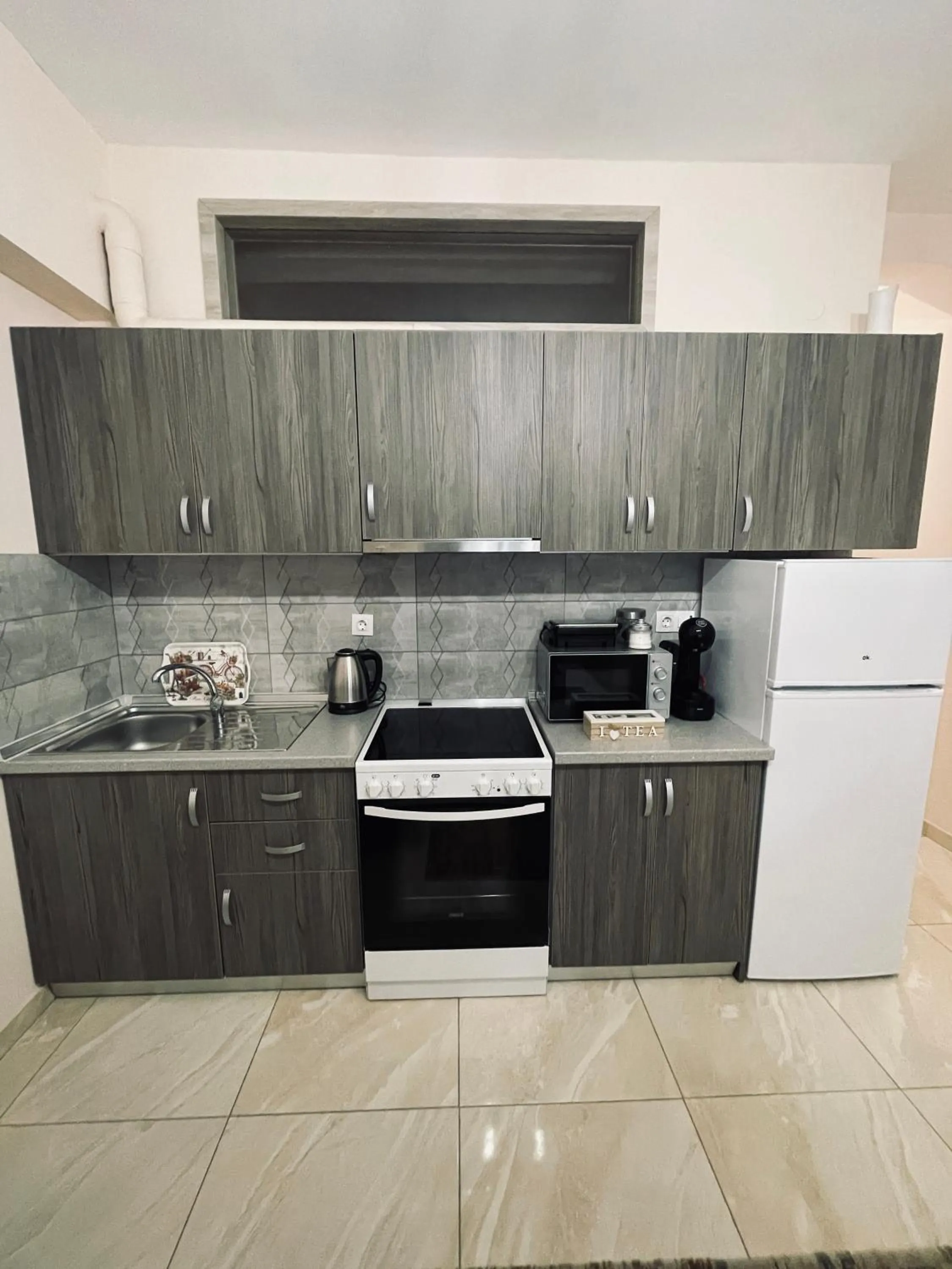 kitchen in G&M Luxury Studios