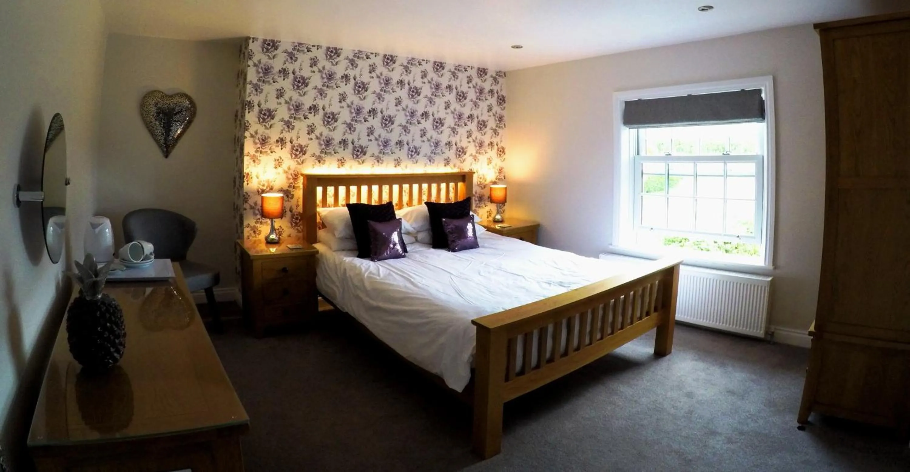 Bed in The Vine B & B