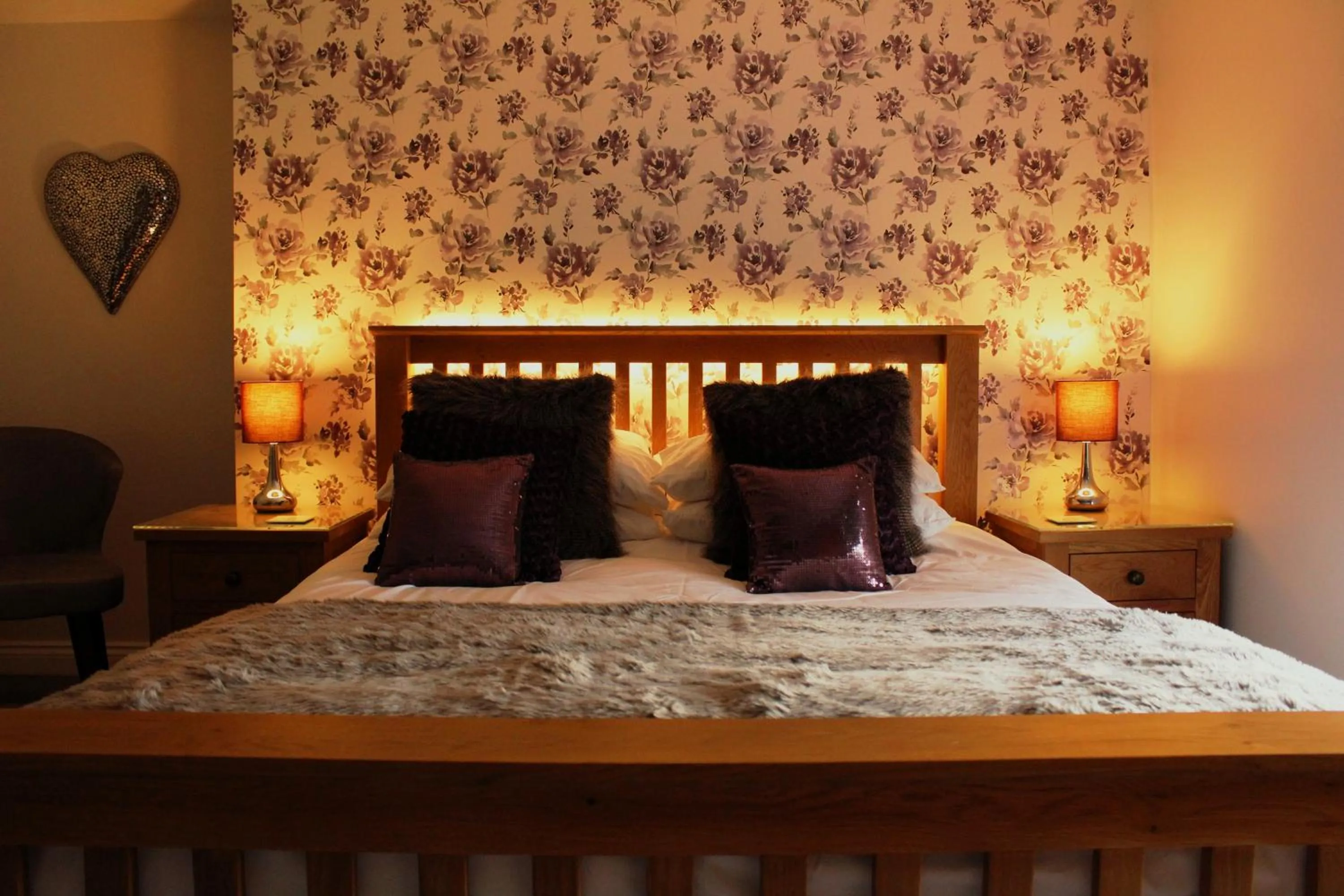 Bed in The Vine B & B