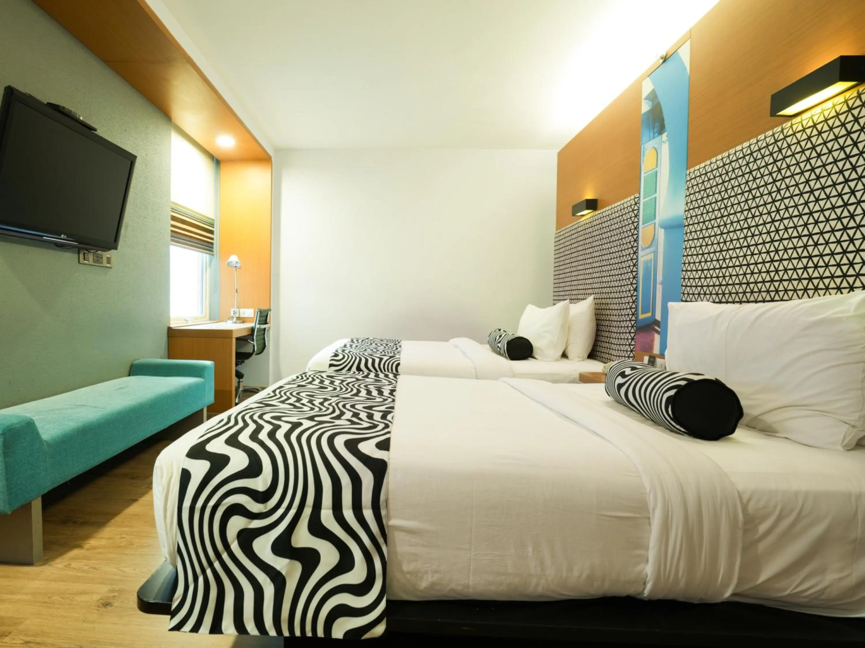 Bedroom, Bed in Sunday Hotel Chandigarh Zirakpur