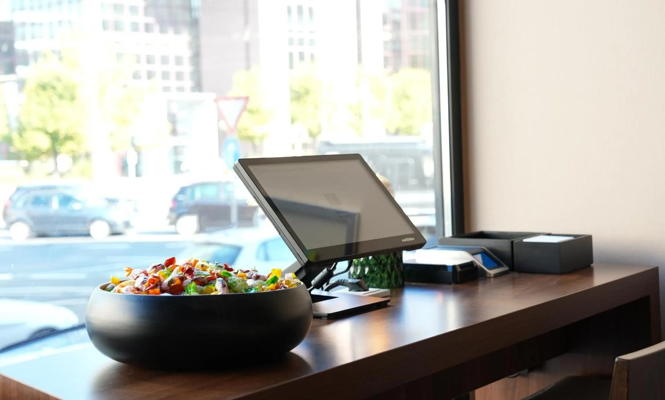 Lobby or reception in Hotel Lumière an der Messe