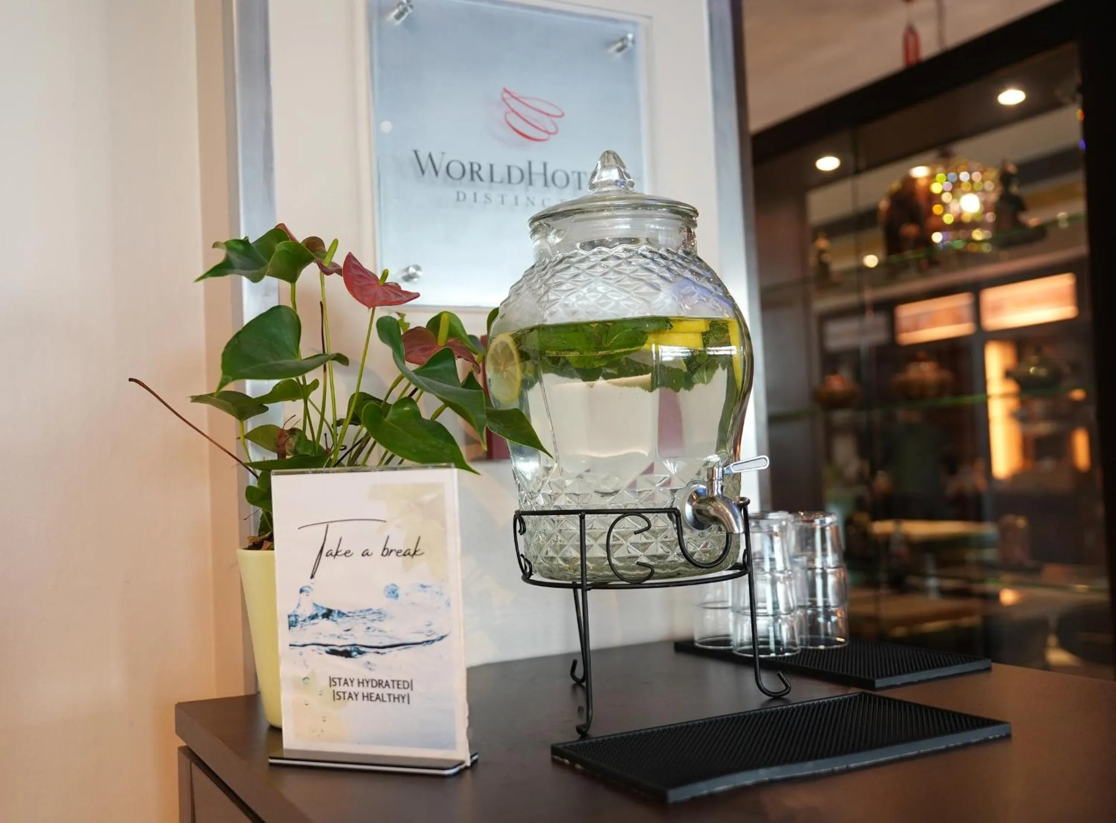 Lobby or reception in Hotel Lumière an der Messe