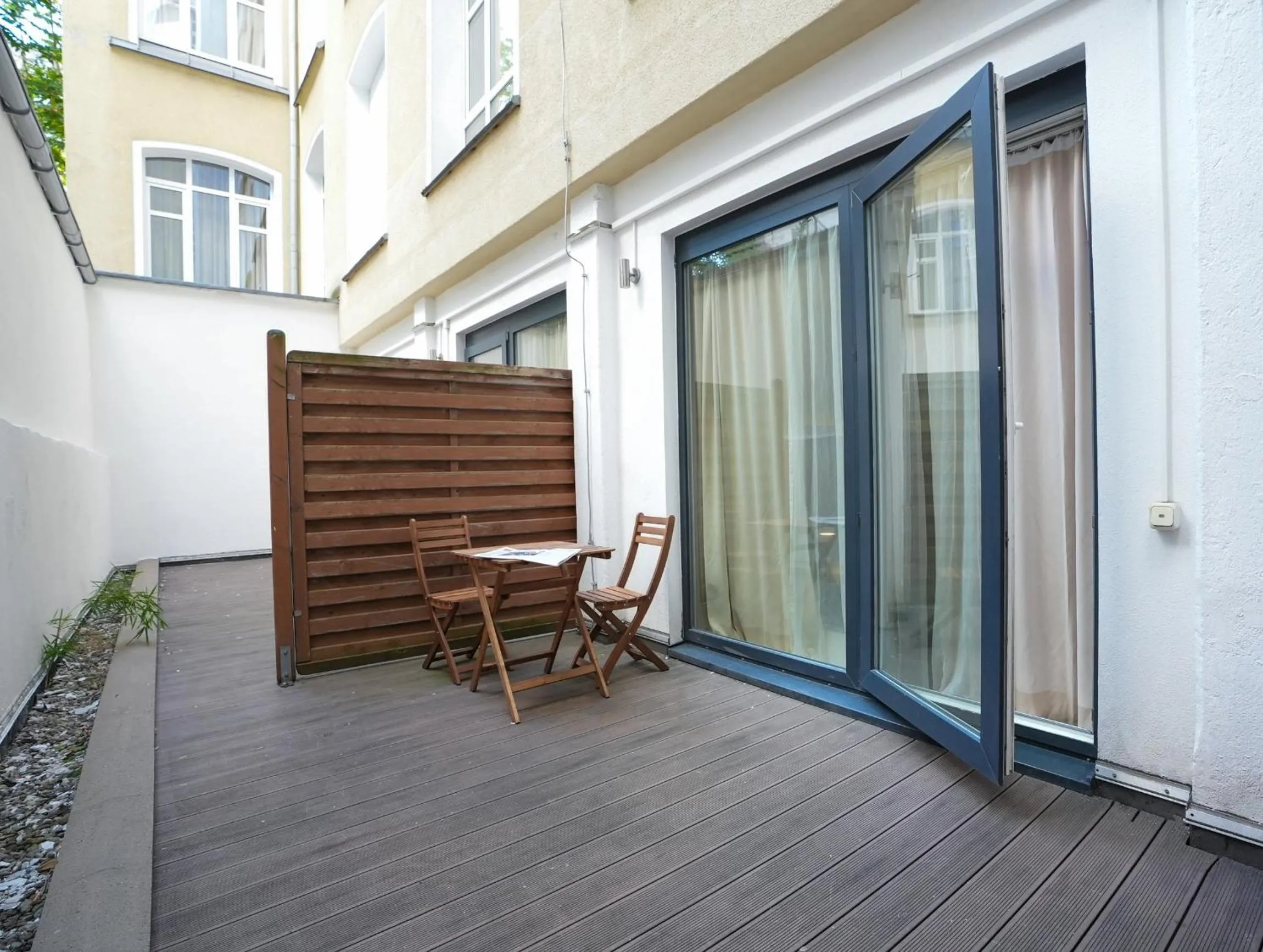 Balcony/Terrace in Hotel Lumière an der Messe