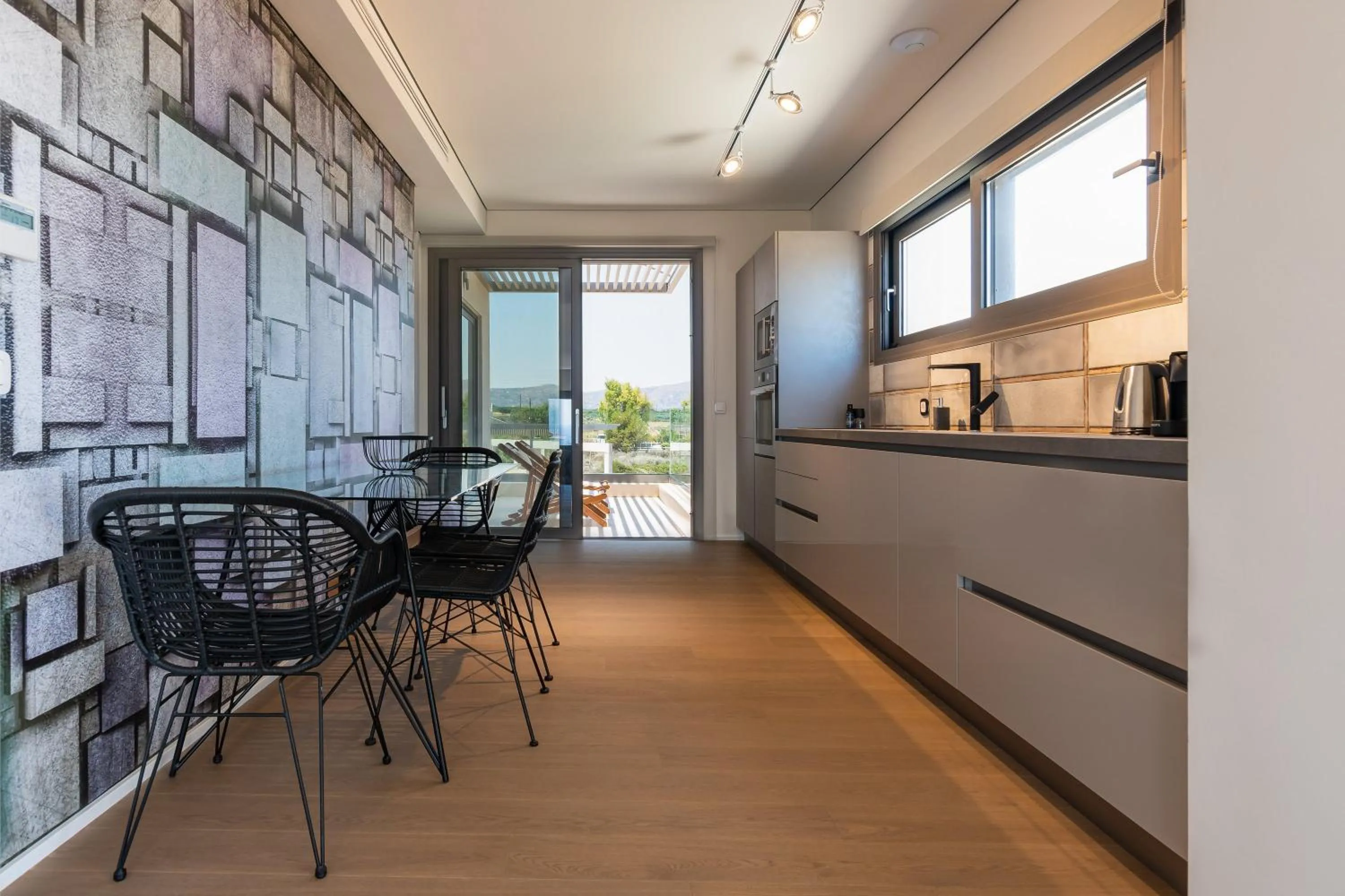 Kitchen or kitchenette in Onira Suite Dreams