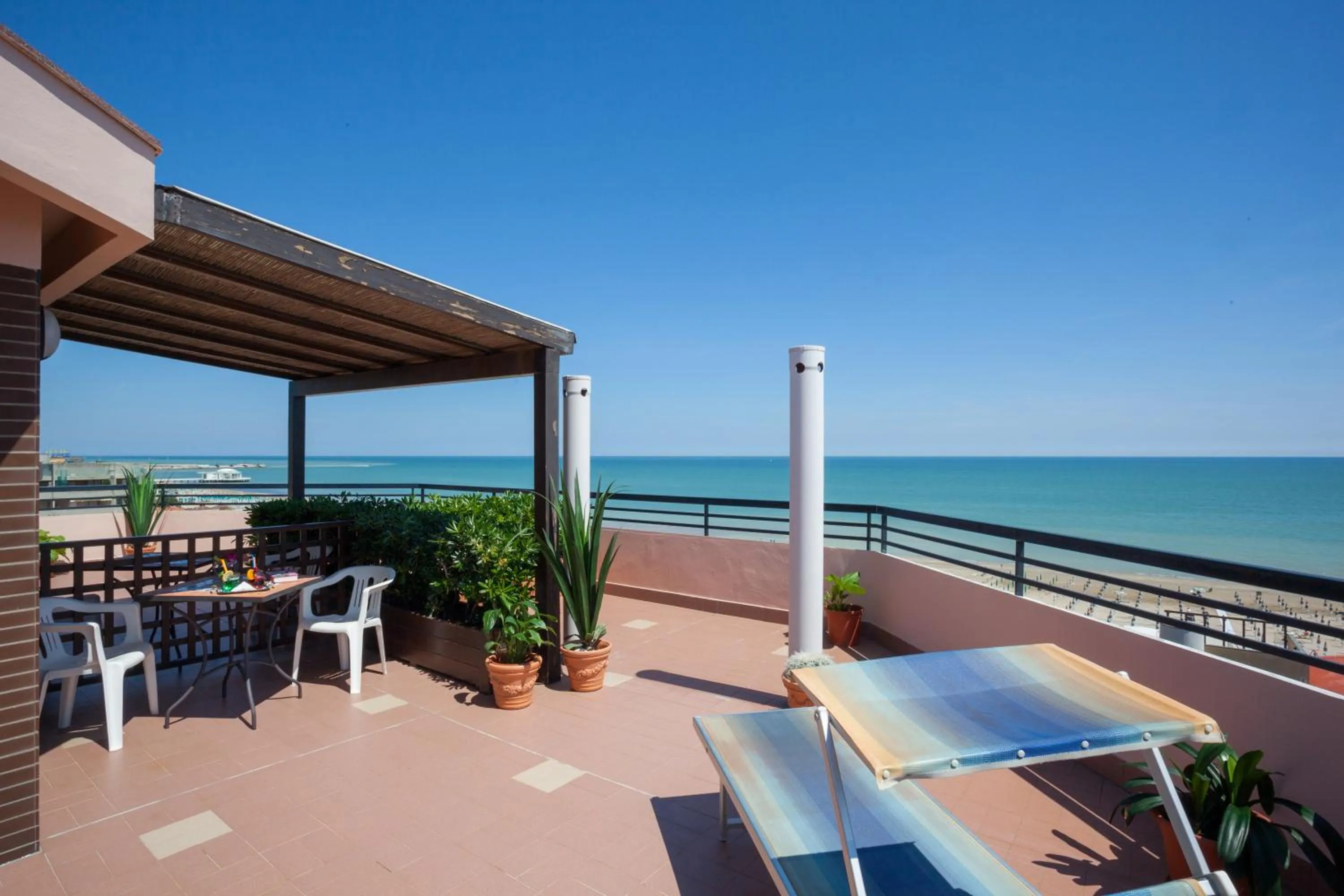 Balcony/Terrace in Hotel Cristina