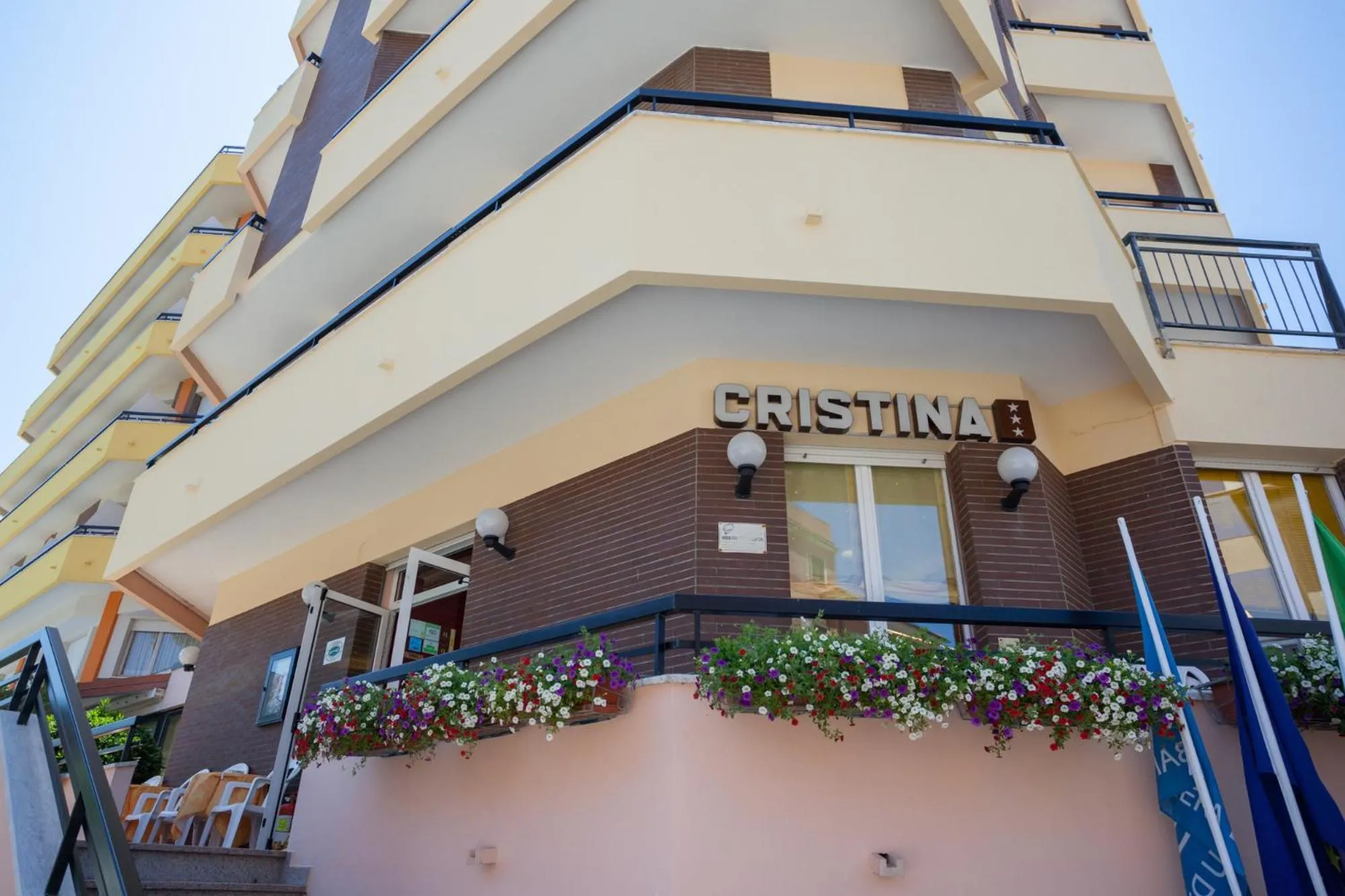 Property building in Hotel Cristina
