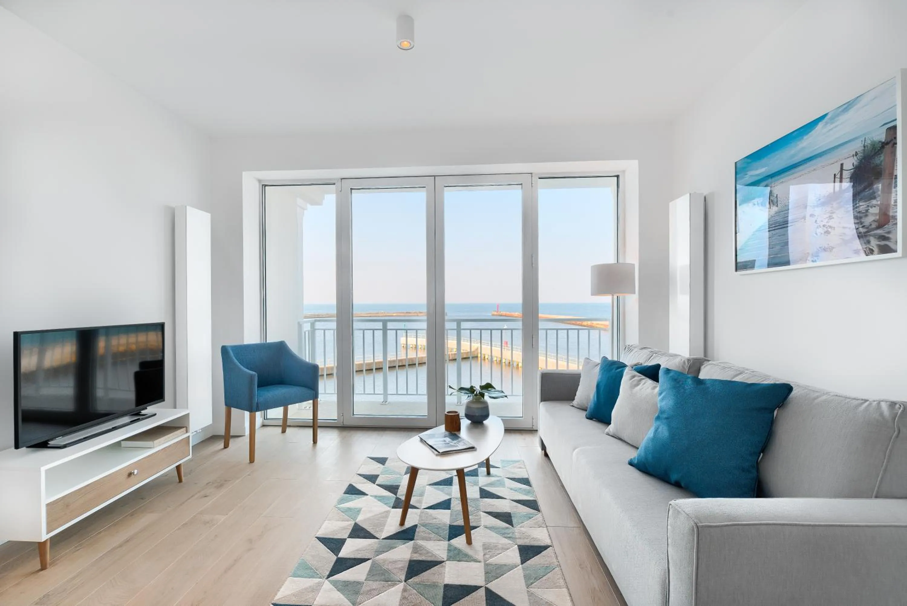 Living room in Marina Royale Darłowo - Apartamenty Ultra Mar nad morzem