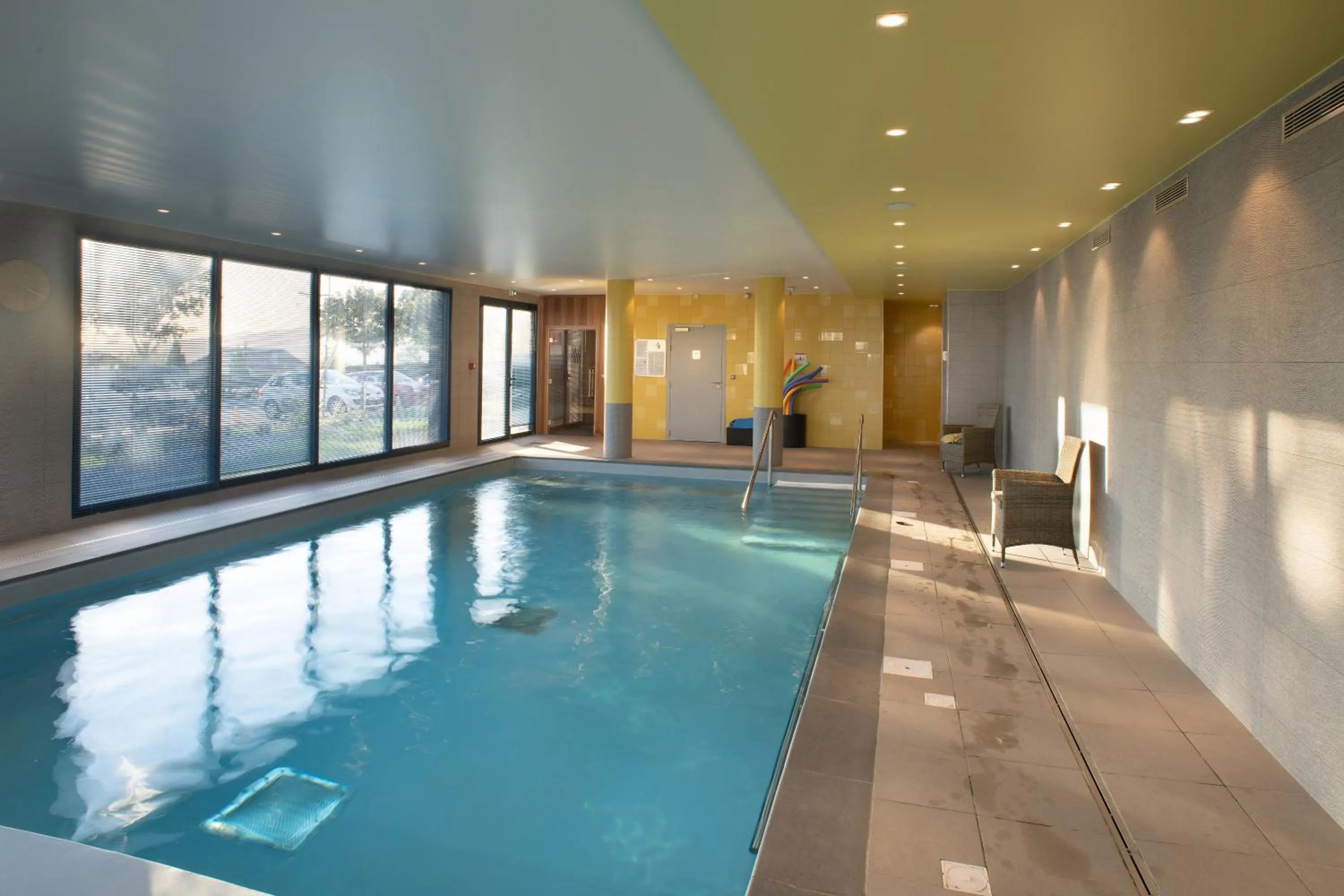 Pool view in Domitys - Le Manoir