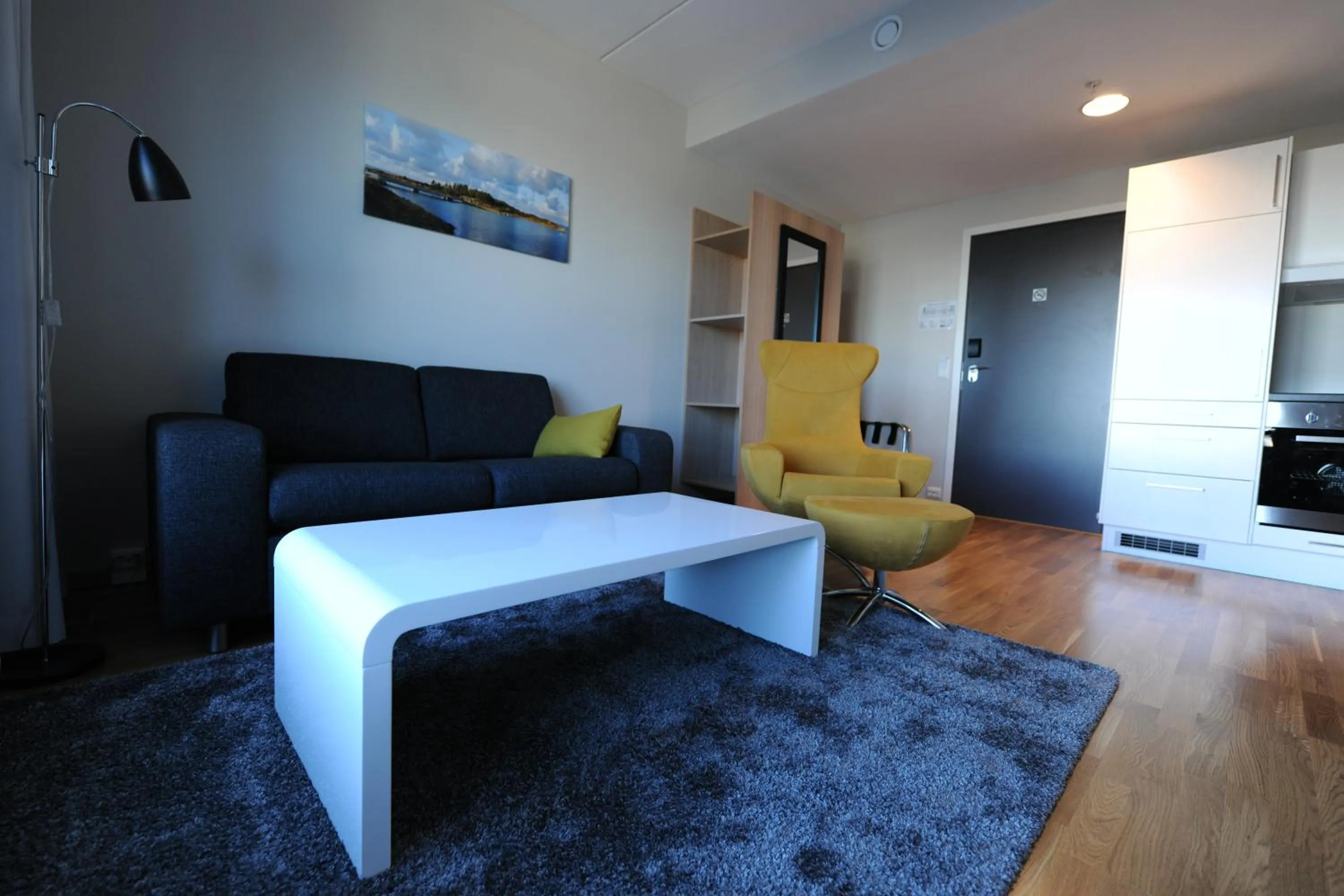 Kitchen or kitchenette in Tananger Apartment Hotel