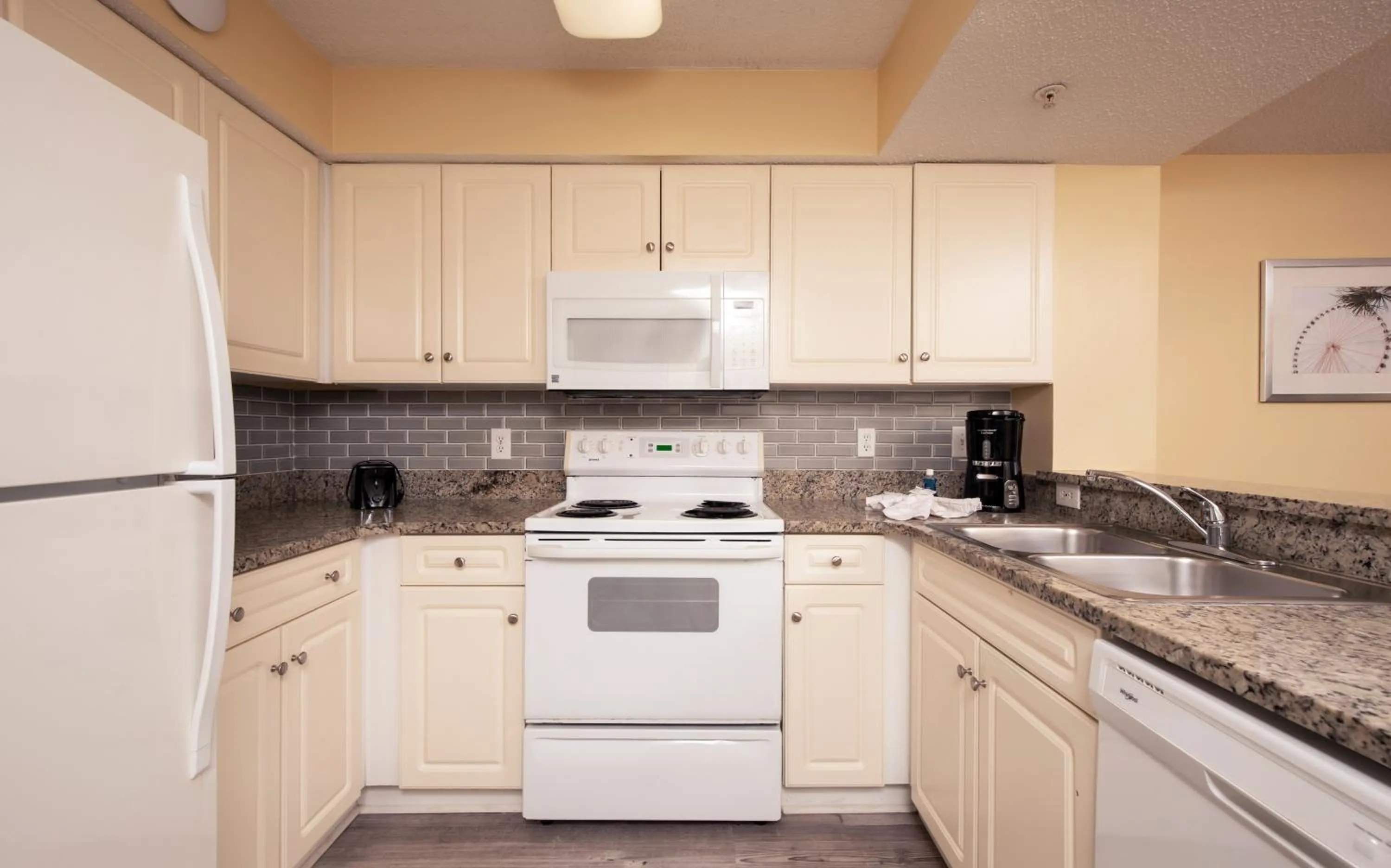 Kitchen or kitchenette in Grande Shores Ocean Resorts Condominiums