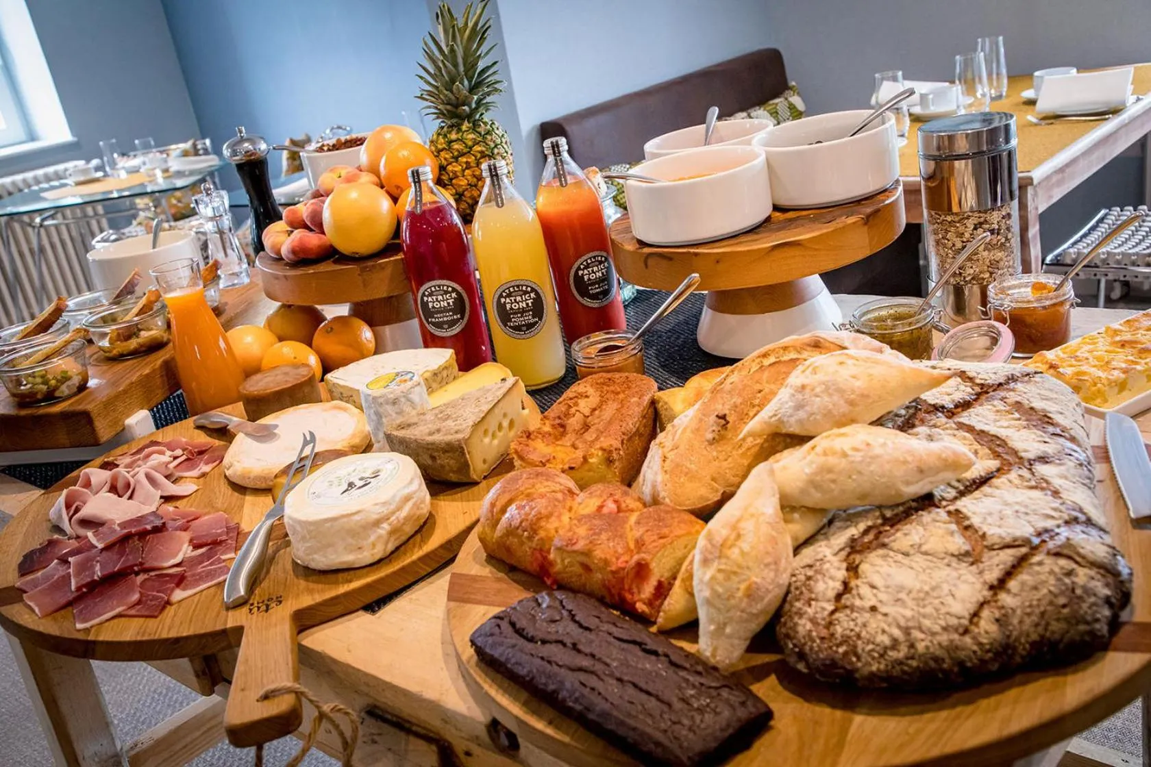 Food and drinks in Hôtel Restaurant Gastronomique La Huchette