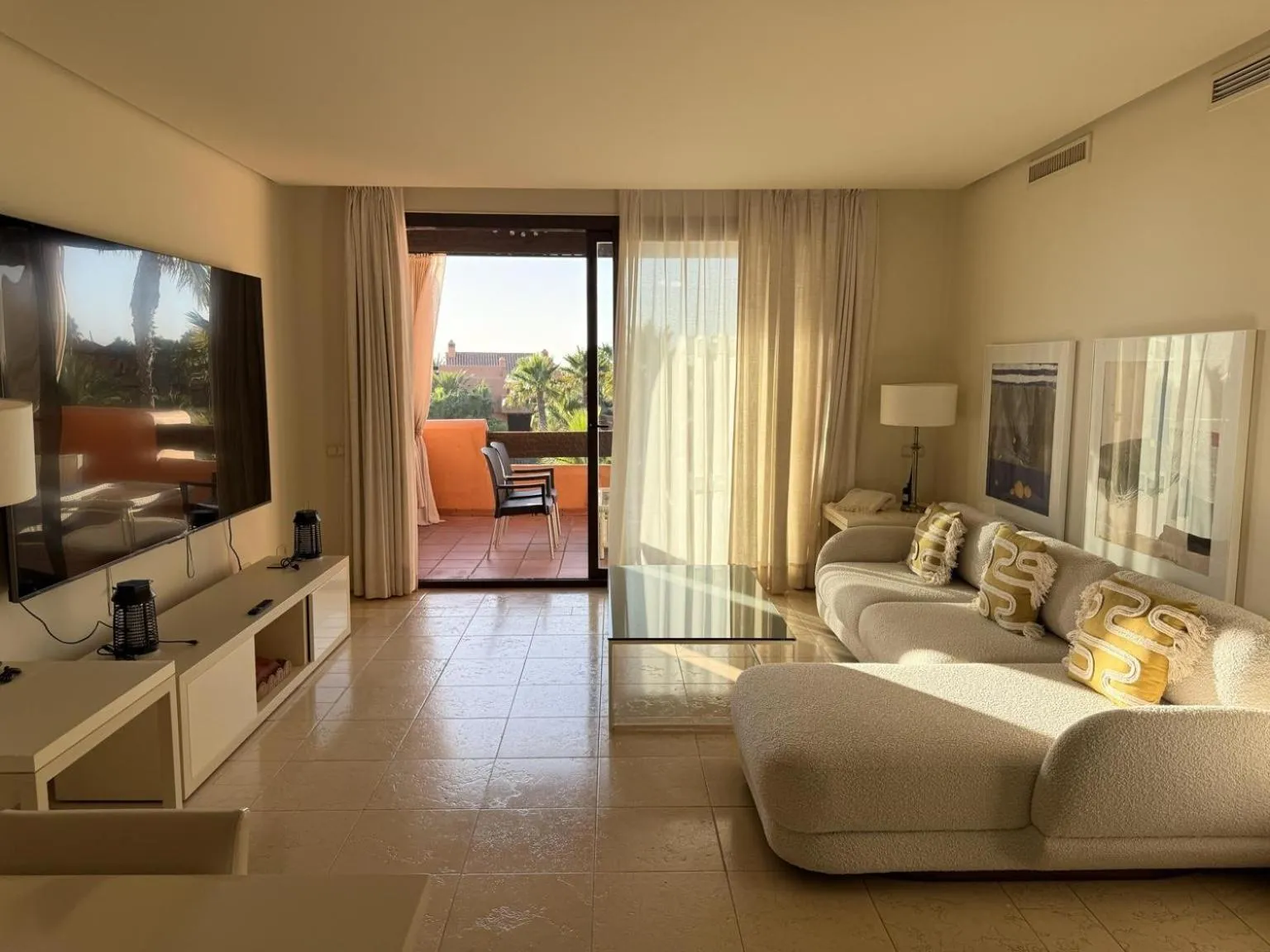 Living room in Aparthotel Novo Resort