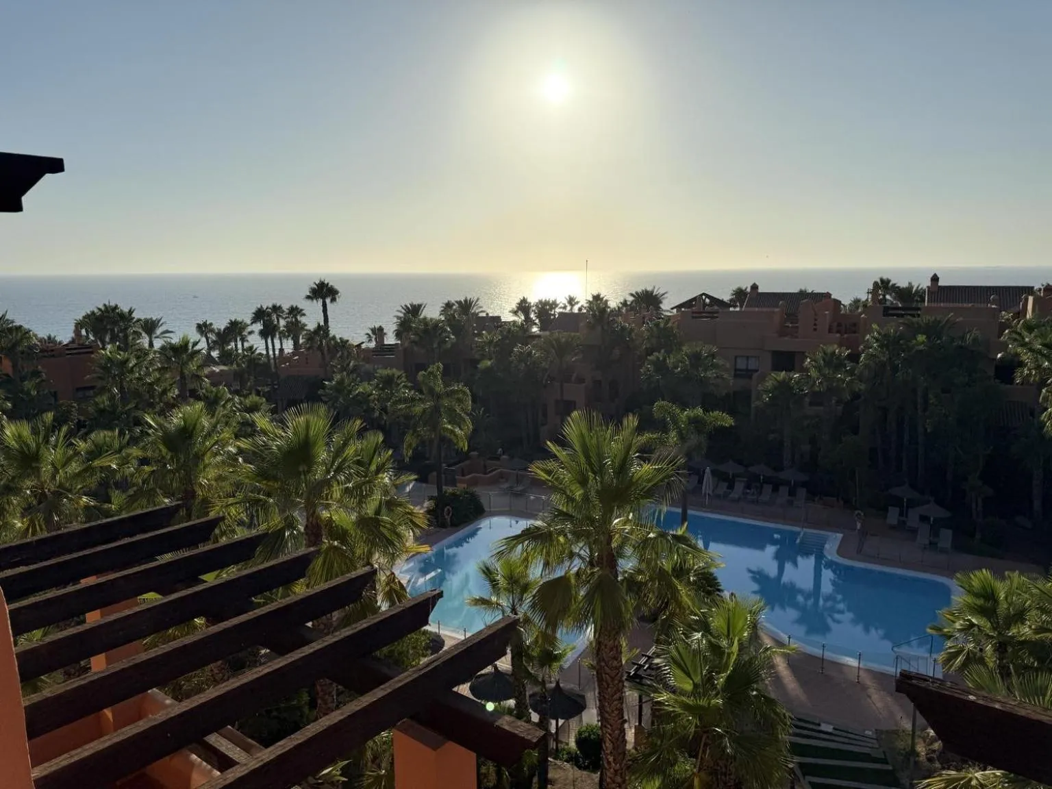 Garden view in Aparthotel Novo Resort