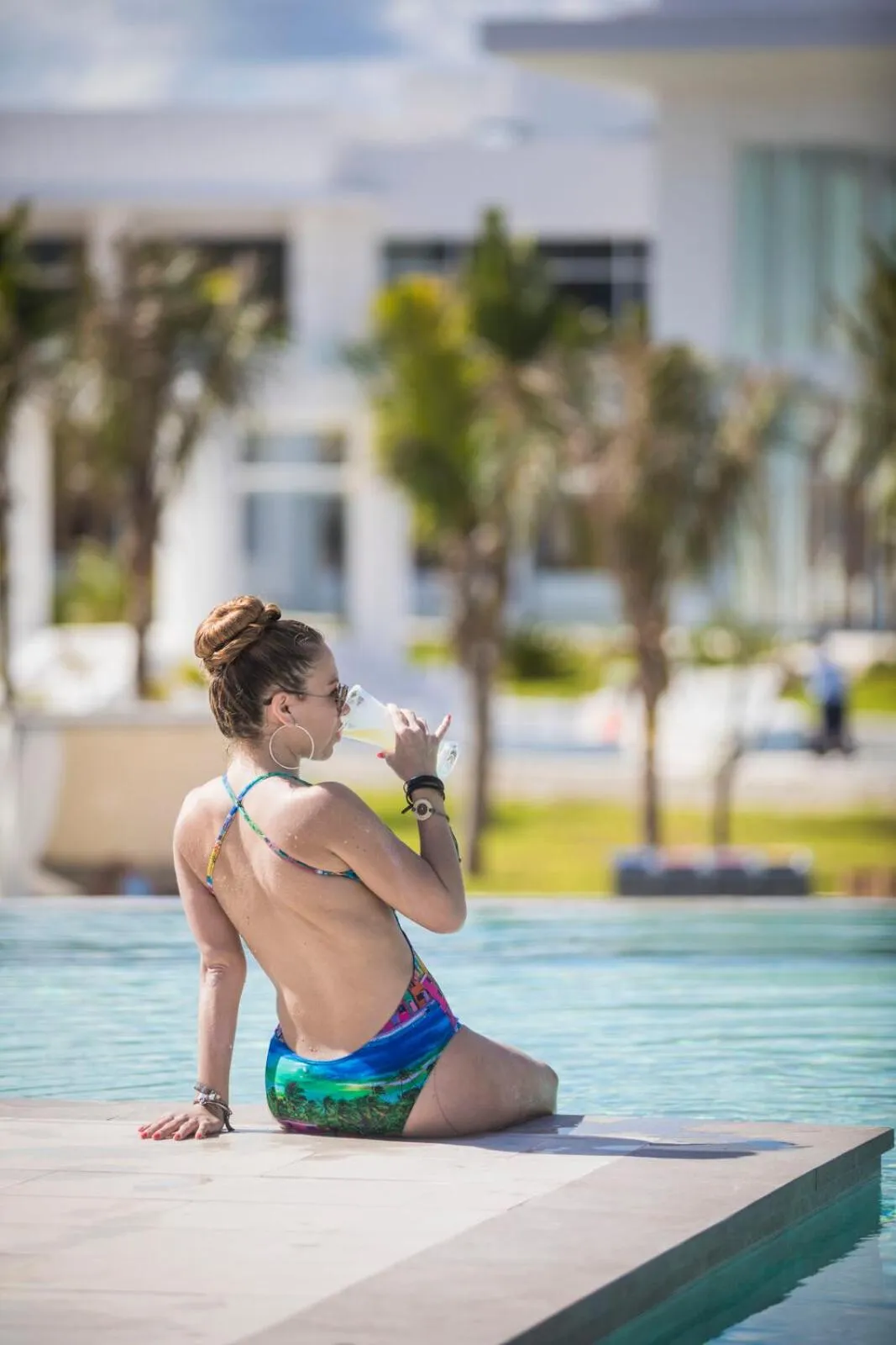 Pool view in Majestic Elegance Costa Mujeres - All Inclusive