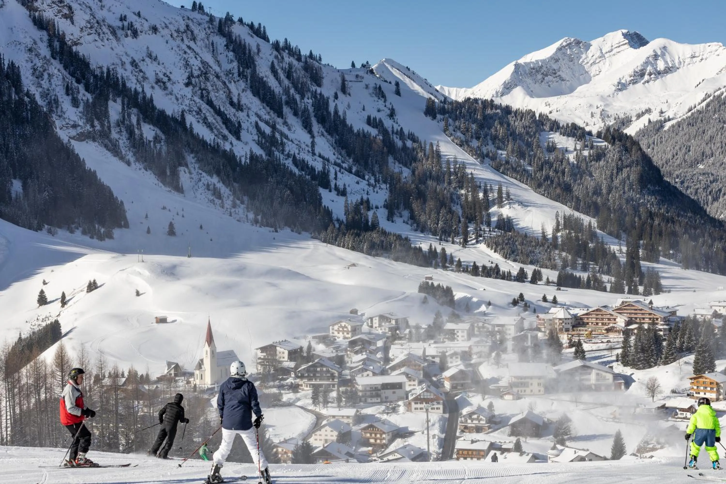 Skiing in Familotel Kaiserhof - Families only