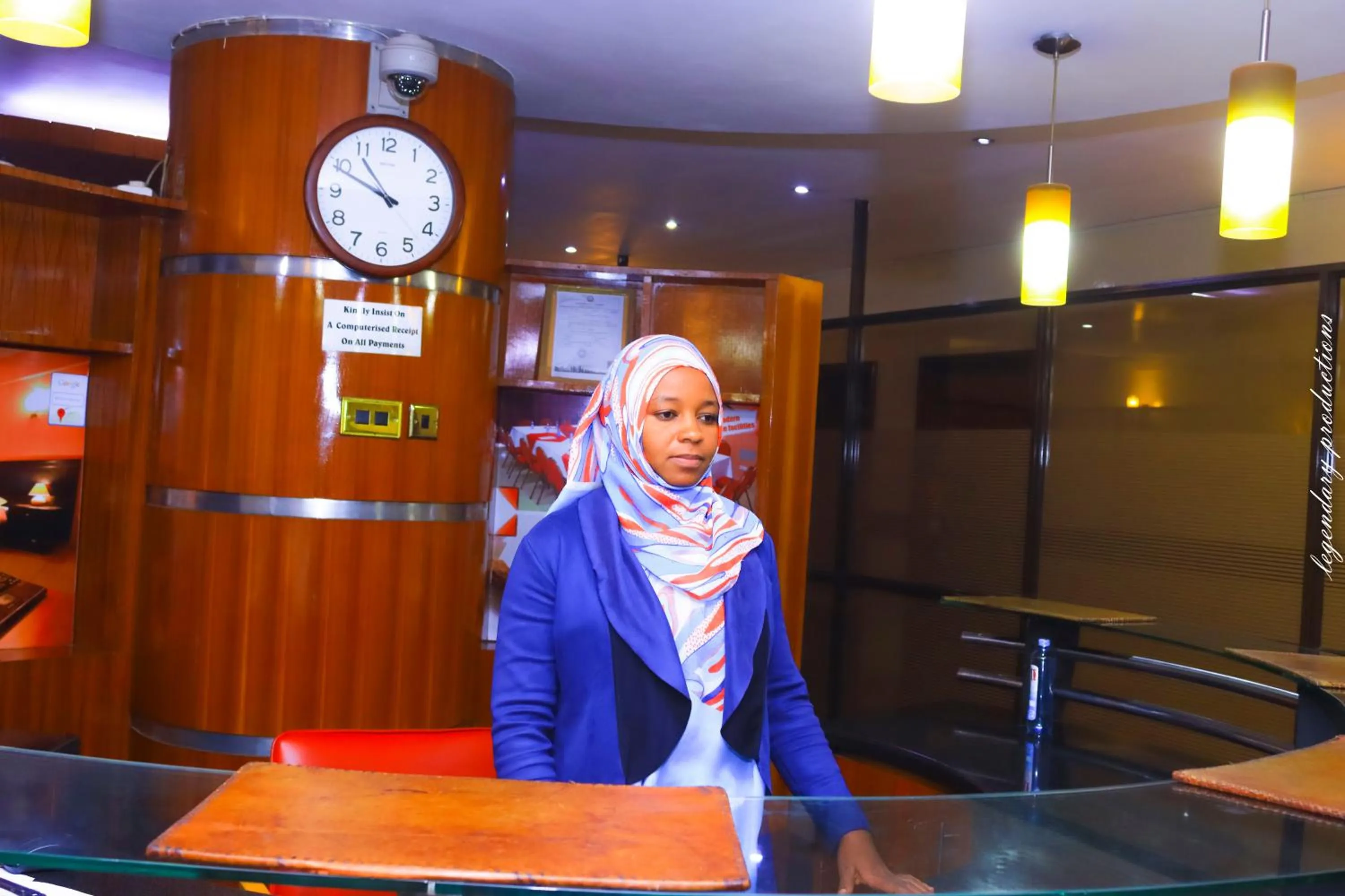 Staff in Jamia Central Hotel