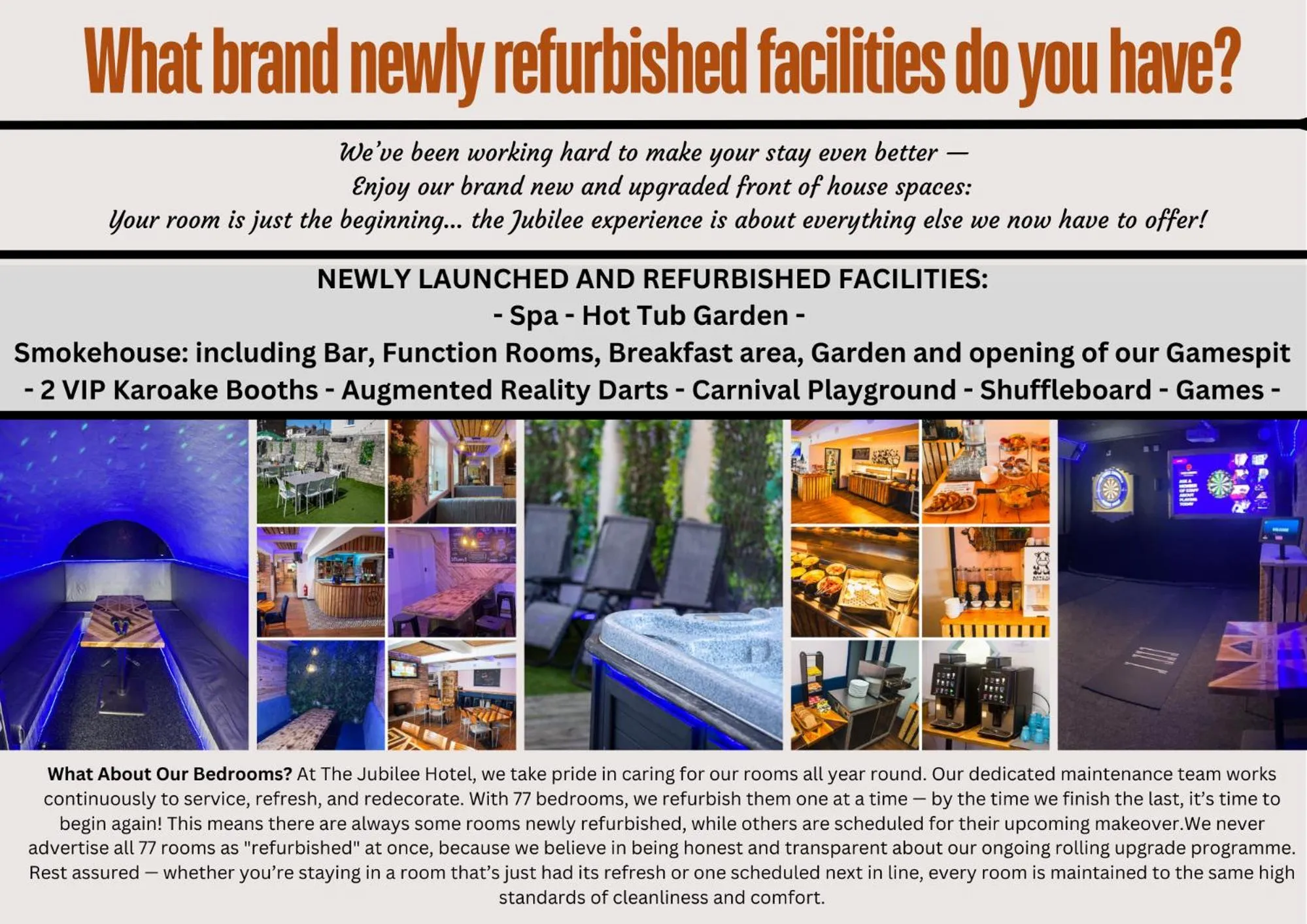 Property building in The Jubilee Hotel East - with NEWLY REFURBISHED SPA FACILITIES - GAMESPIT - AND SMOKEHOUSE