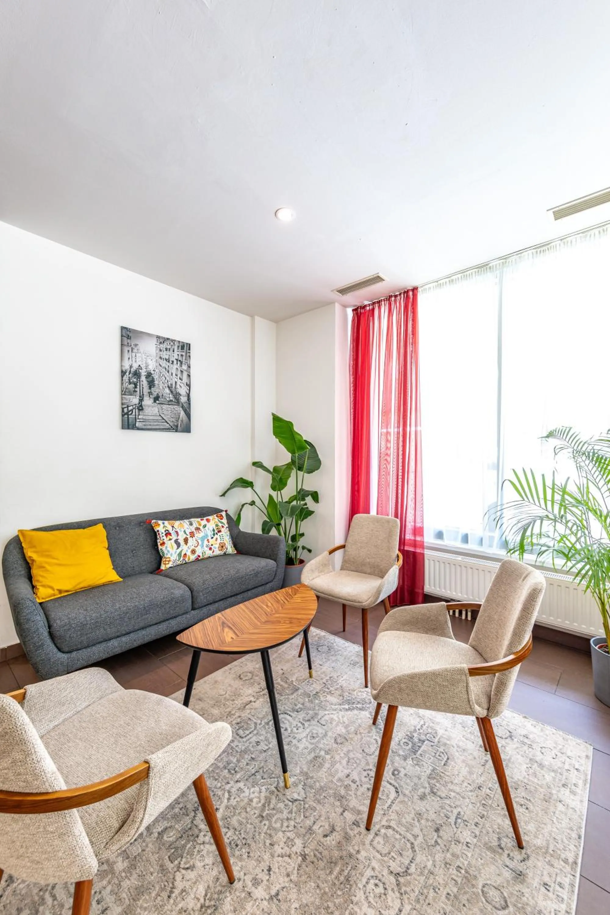 Seating area in A&T Hotel & Hostel