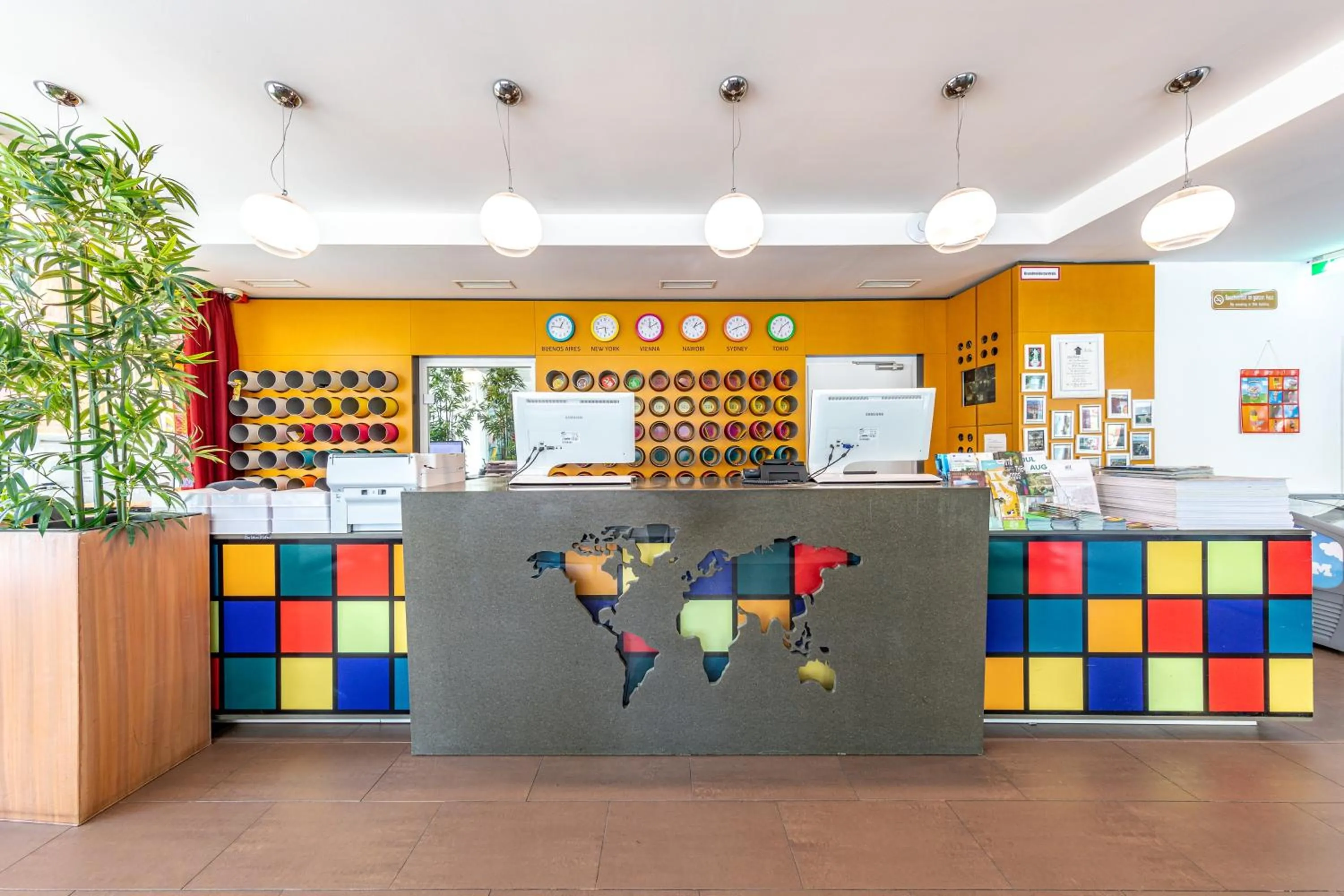 Lobby or reception in A&T Hotel & Hostel