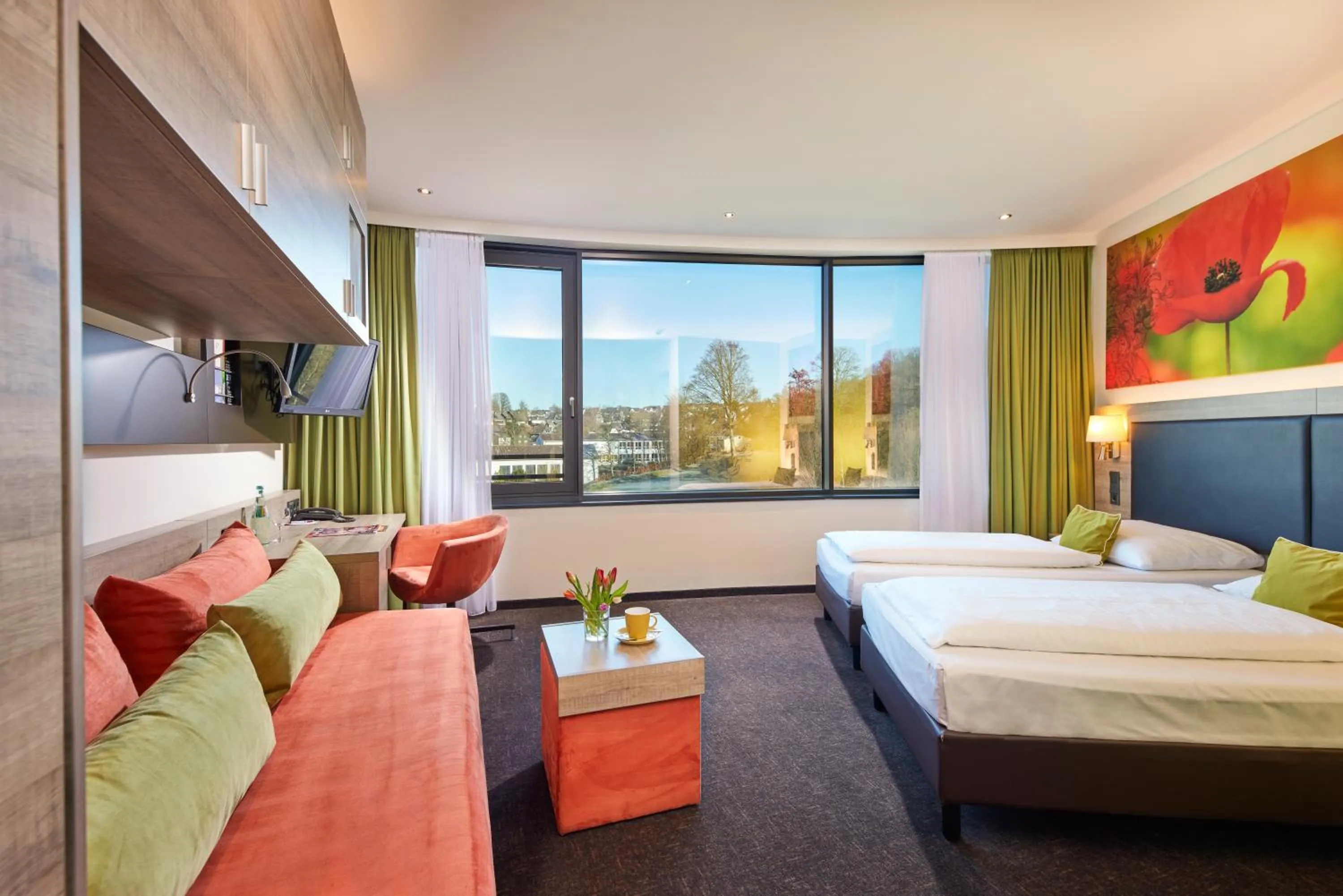 Photo of the whole room, Bed in Hanse Hotel Attendorn