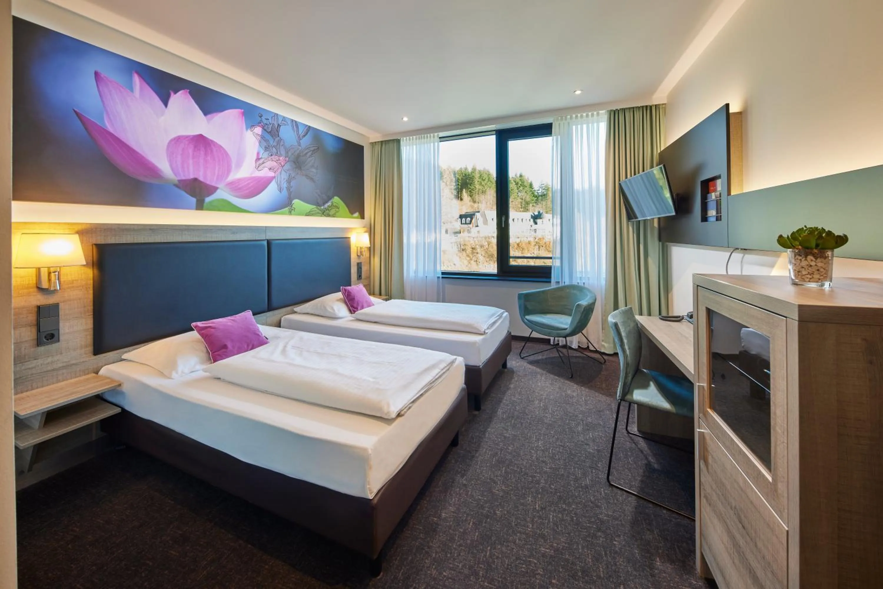 Photo of the whole room, Bed in Hanse Hotel Attendorn