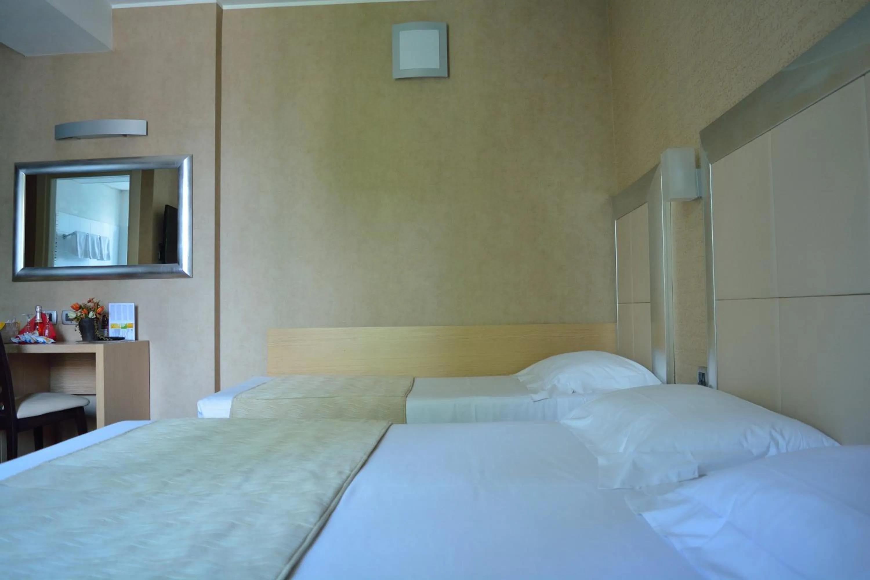 Bed in Hotel Susa