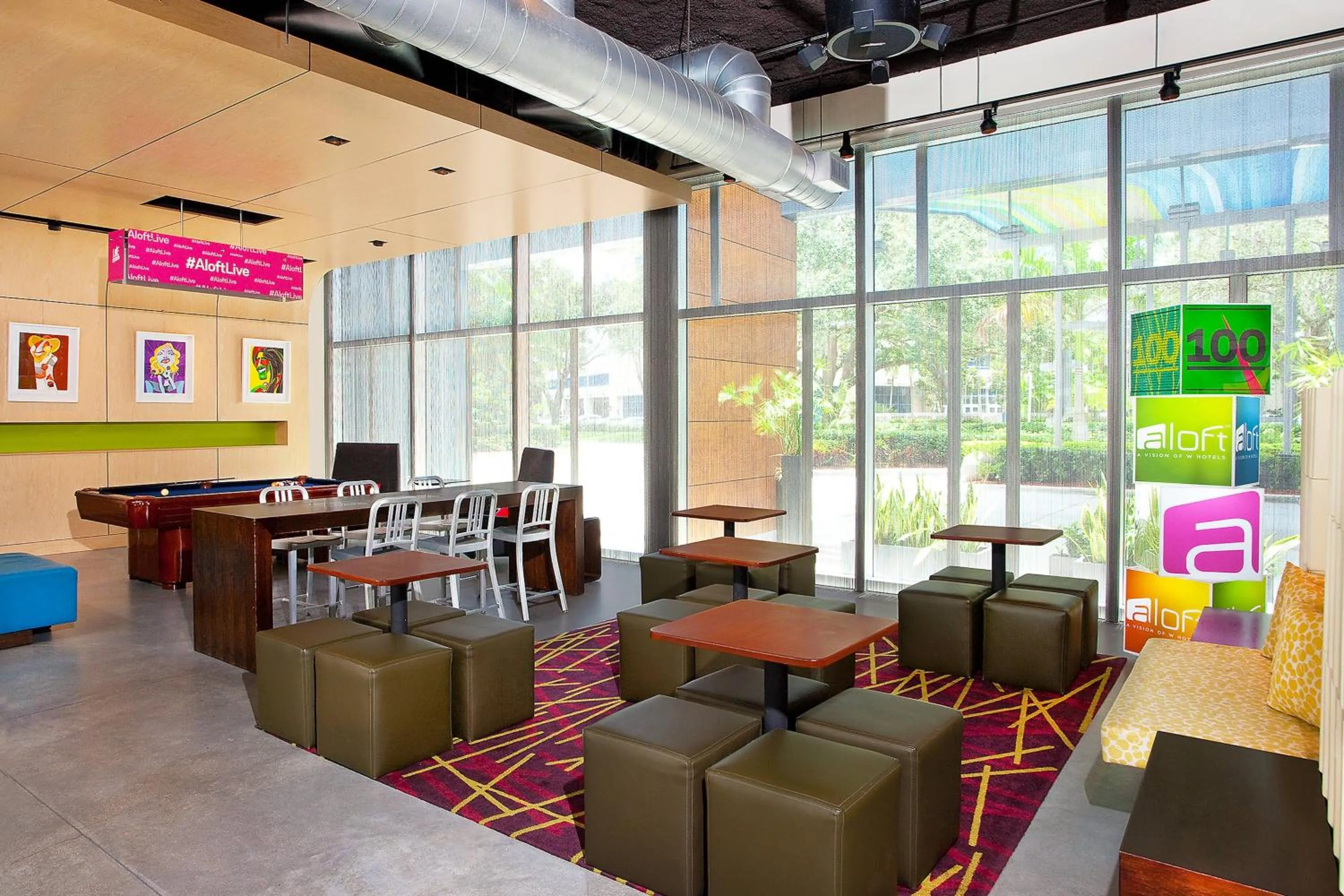Restaurant/places to eat in Aloft Miami Doral