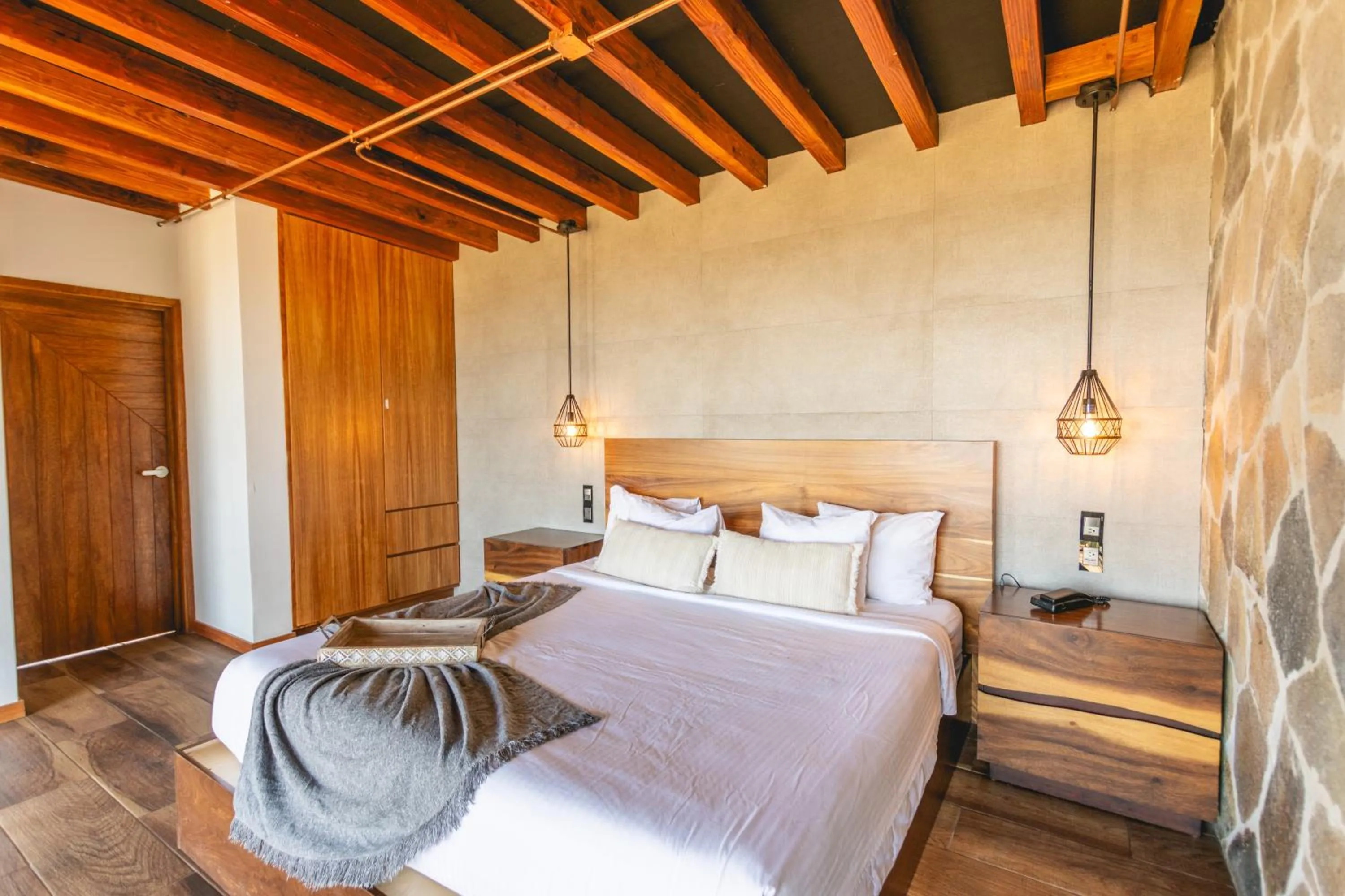 Bed in Contemplacion Resort & Spa