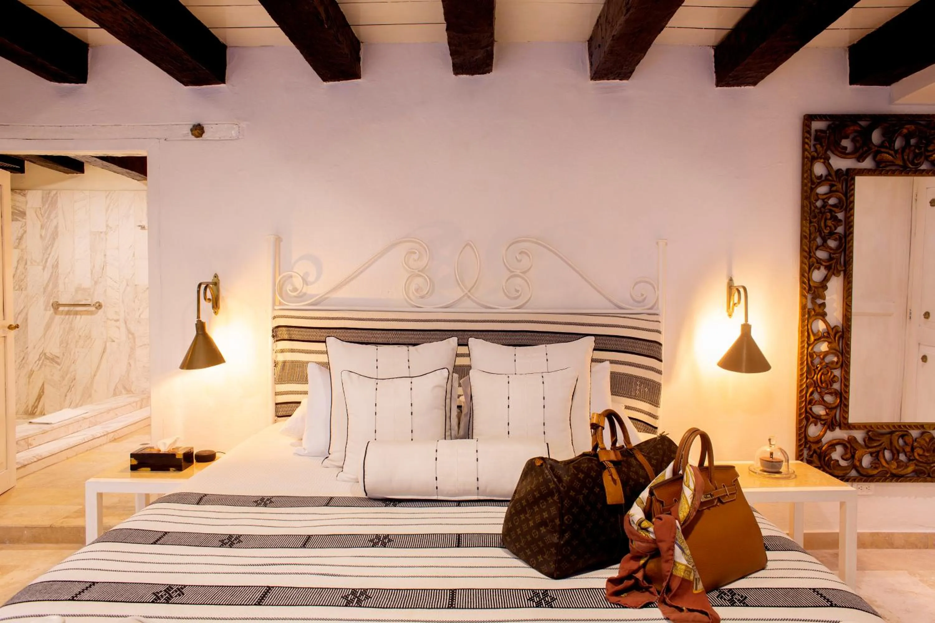 Bed in Leones de Alba Hotel Boutique