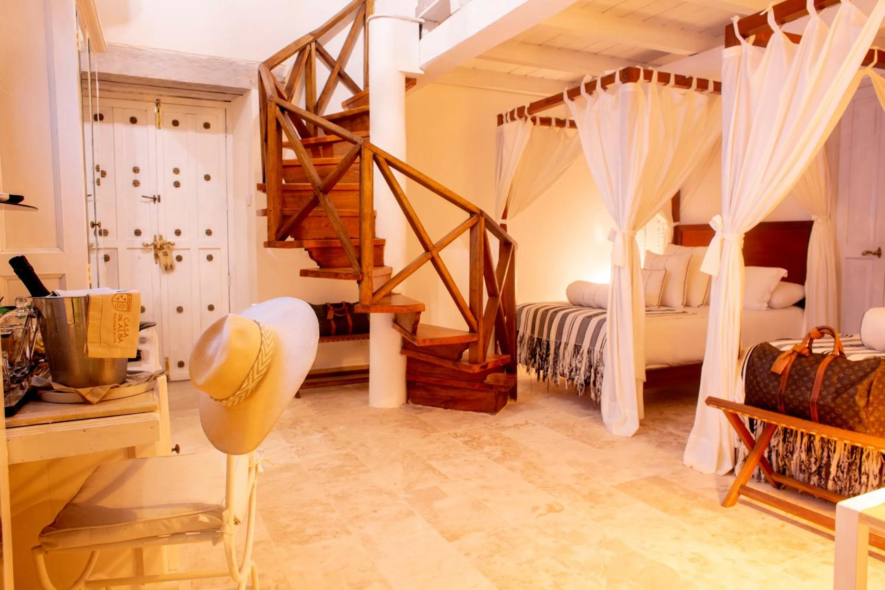 Bed in Leones de Alba Hotel Boutique