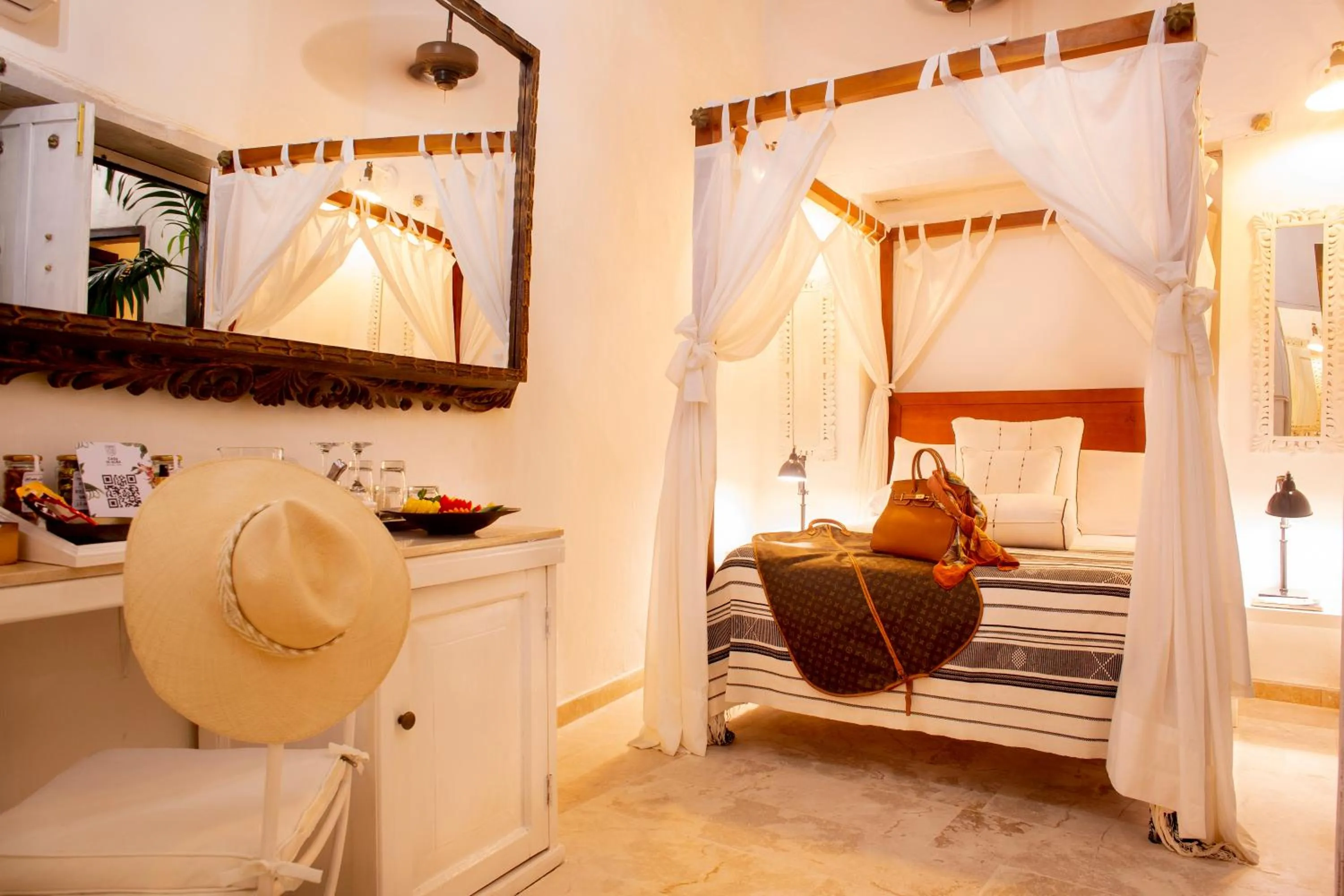 Bed in Leones de Alba Hotel Boutique