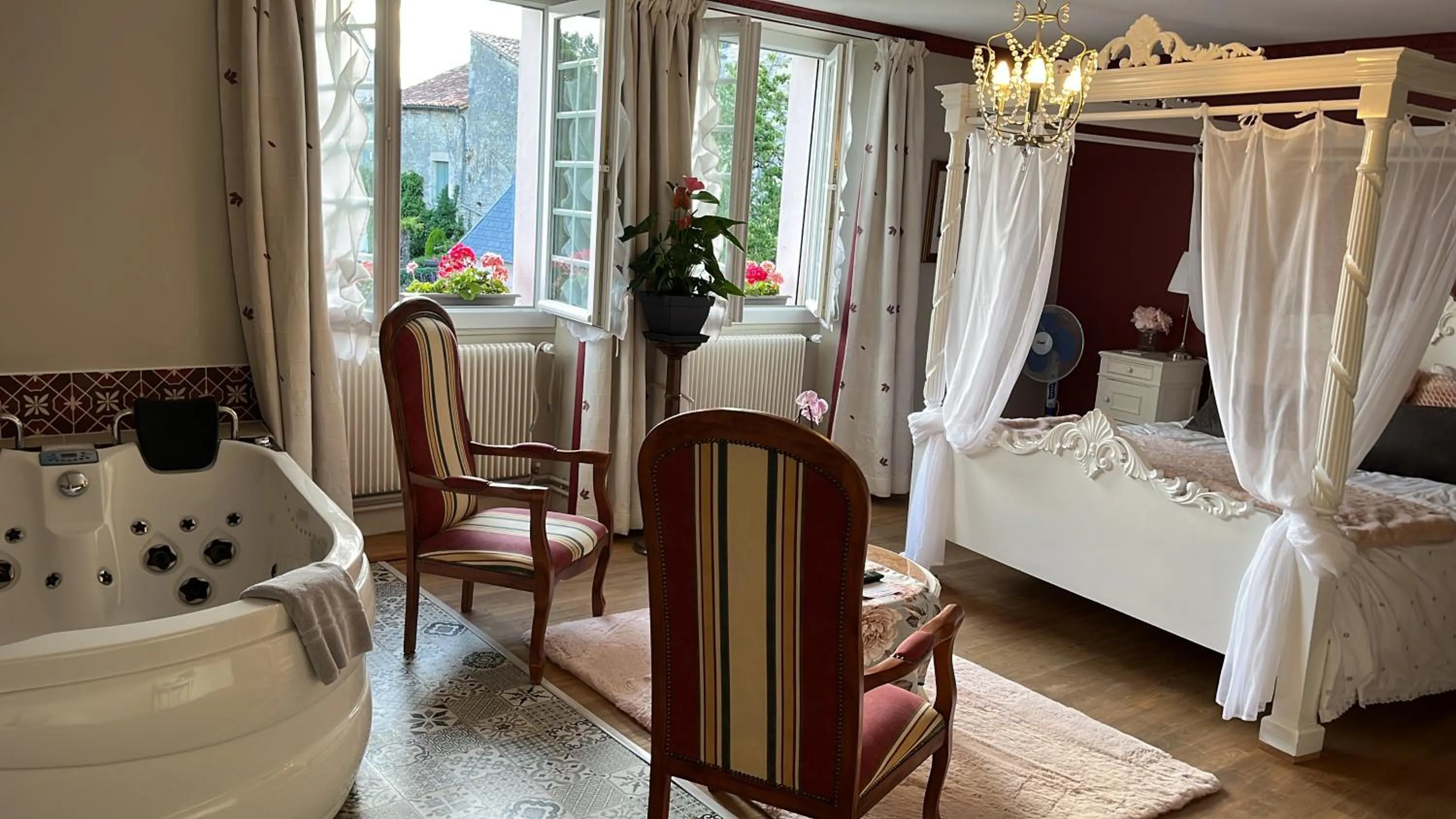 Bed in Les Bruyeres Chambres dhotes et Gite