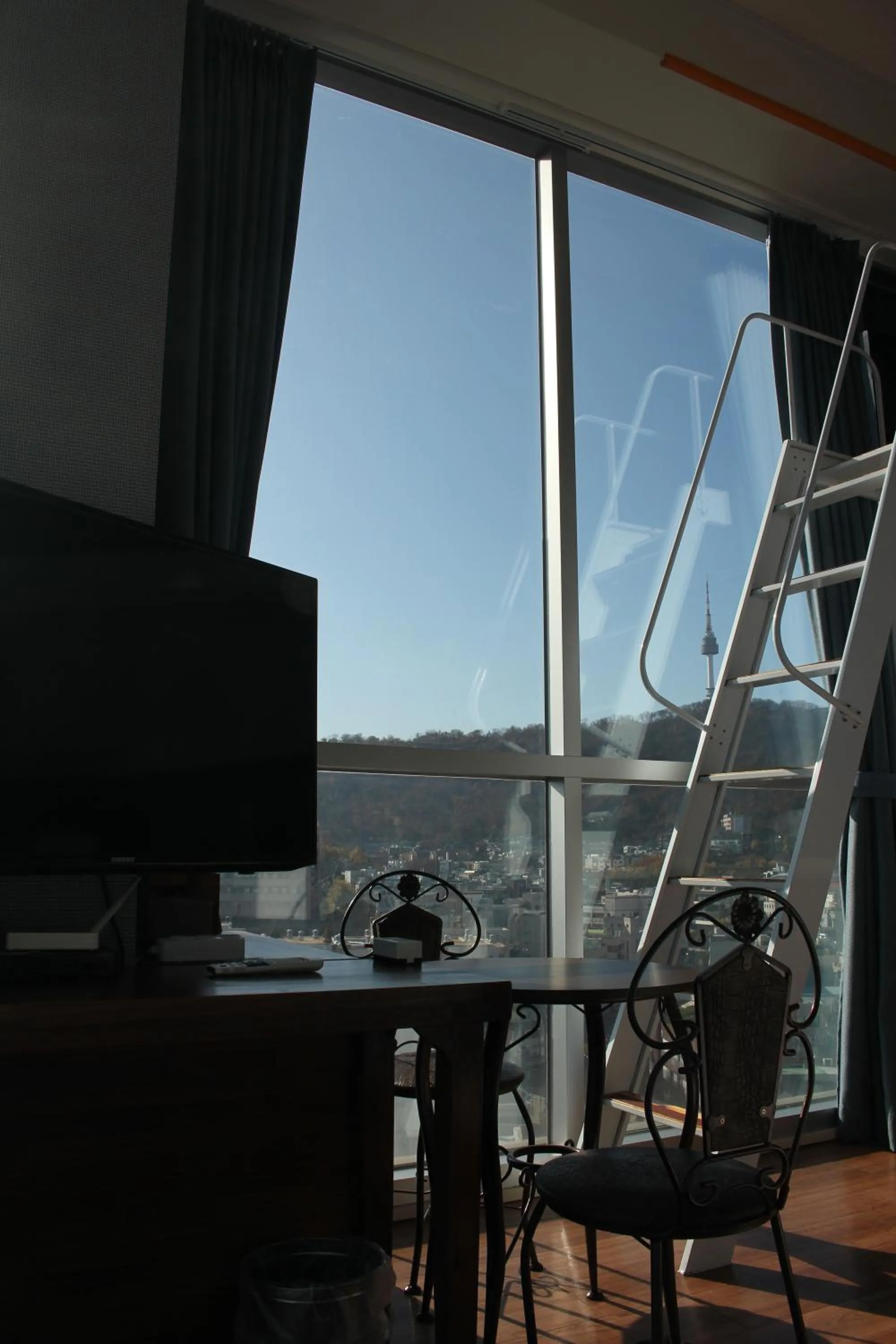 Mountain view in Myeongdong Merlin Hotel