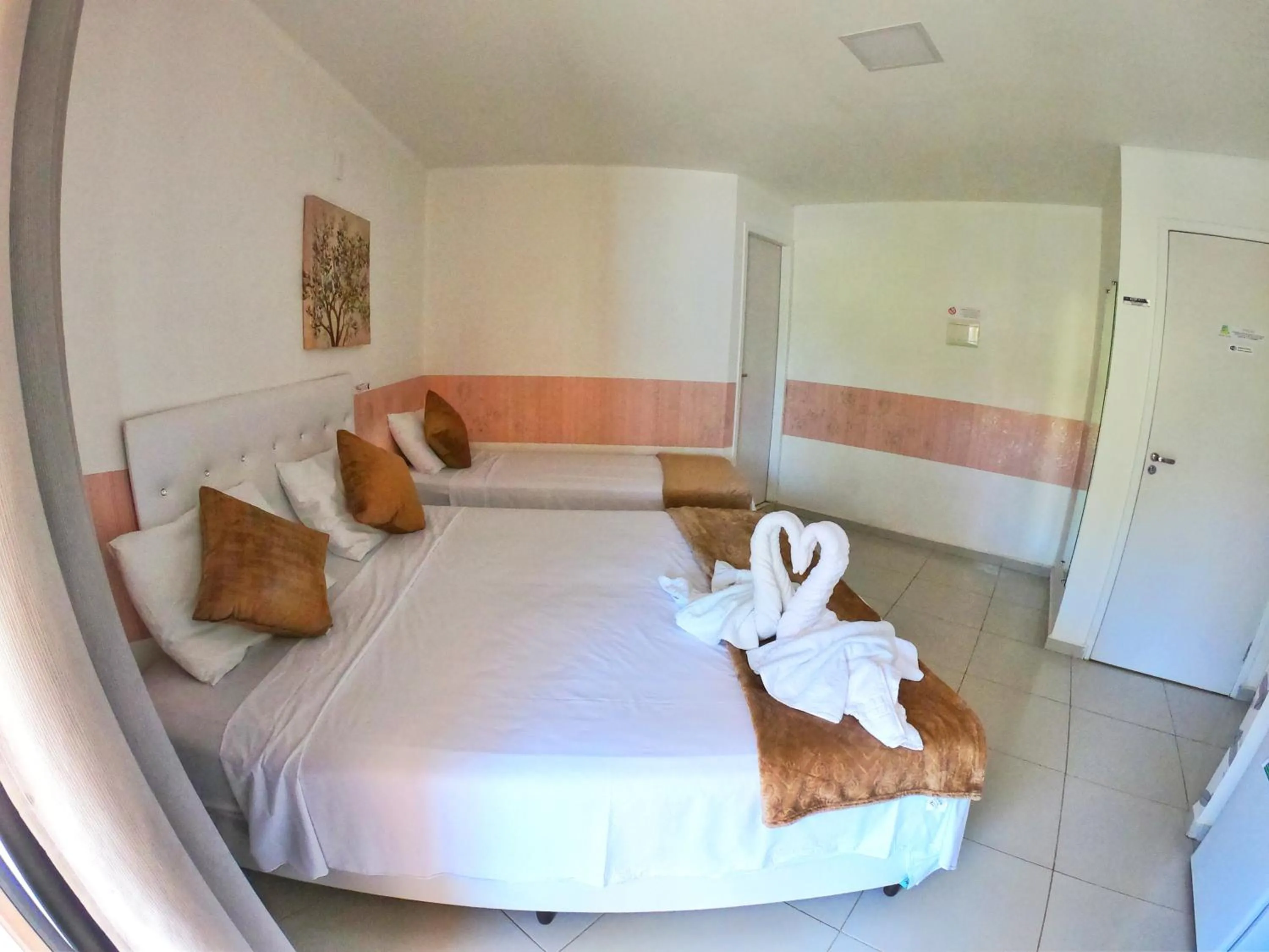 Bed in Pousada Sereia do Porto