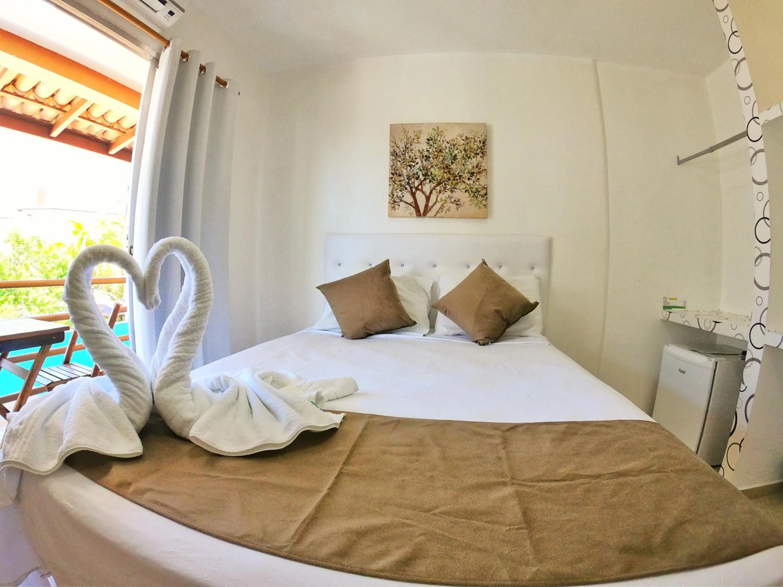 Bed in Pousada Sereia do Porto