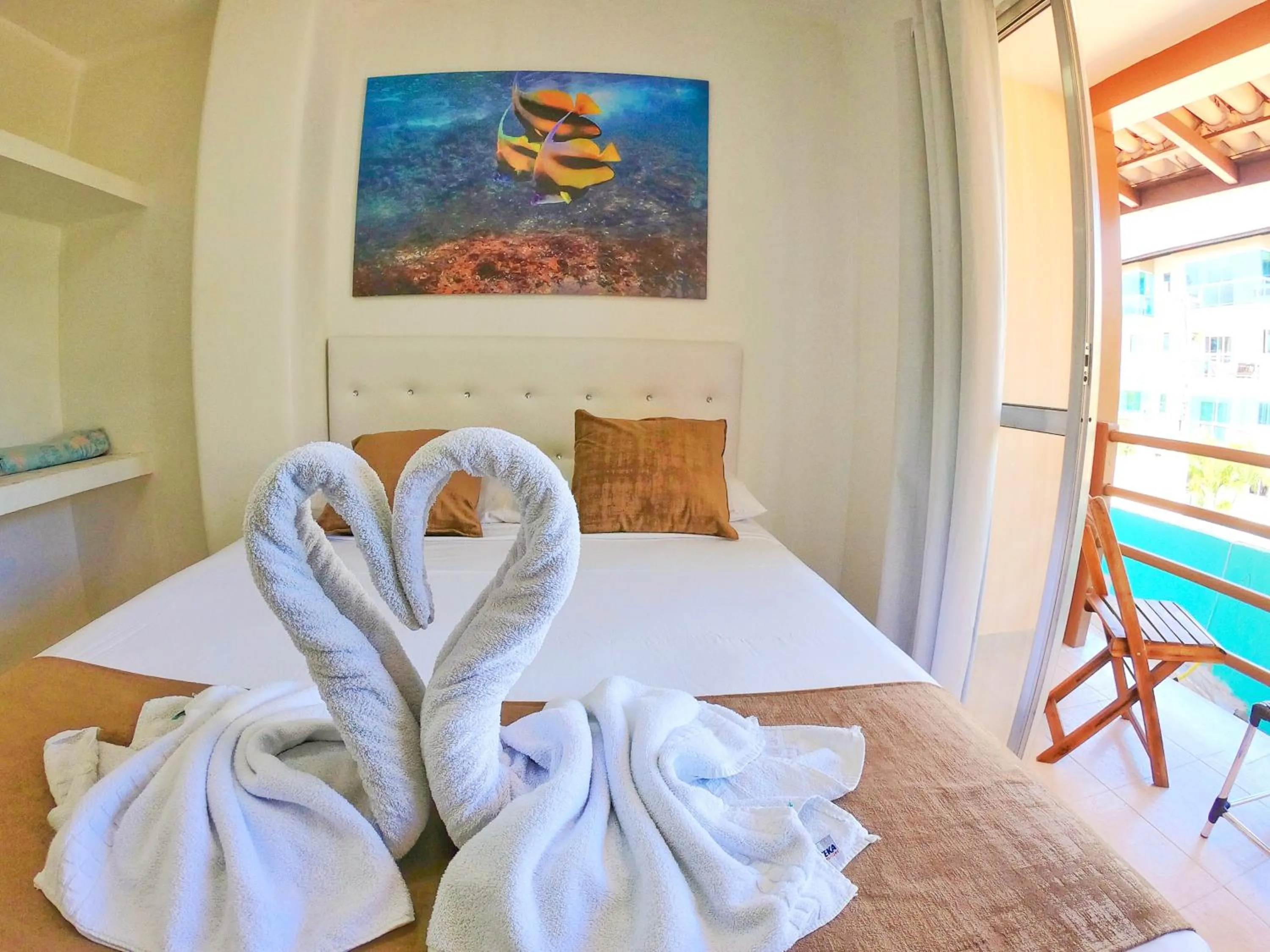 Bed in Pousada Sereia do Porto