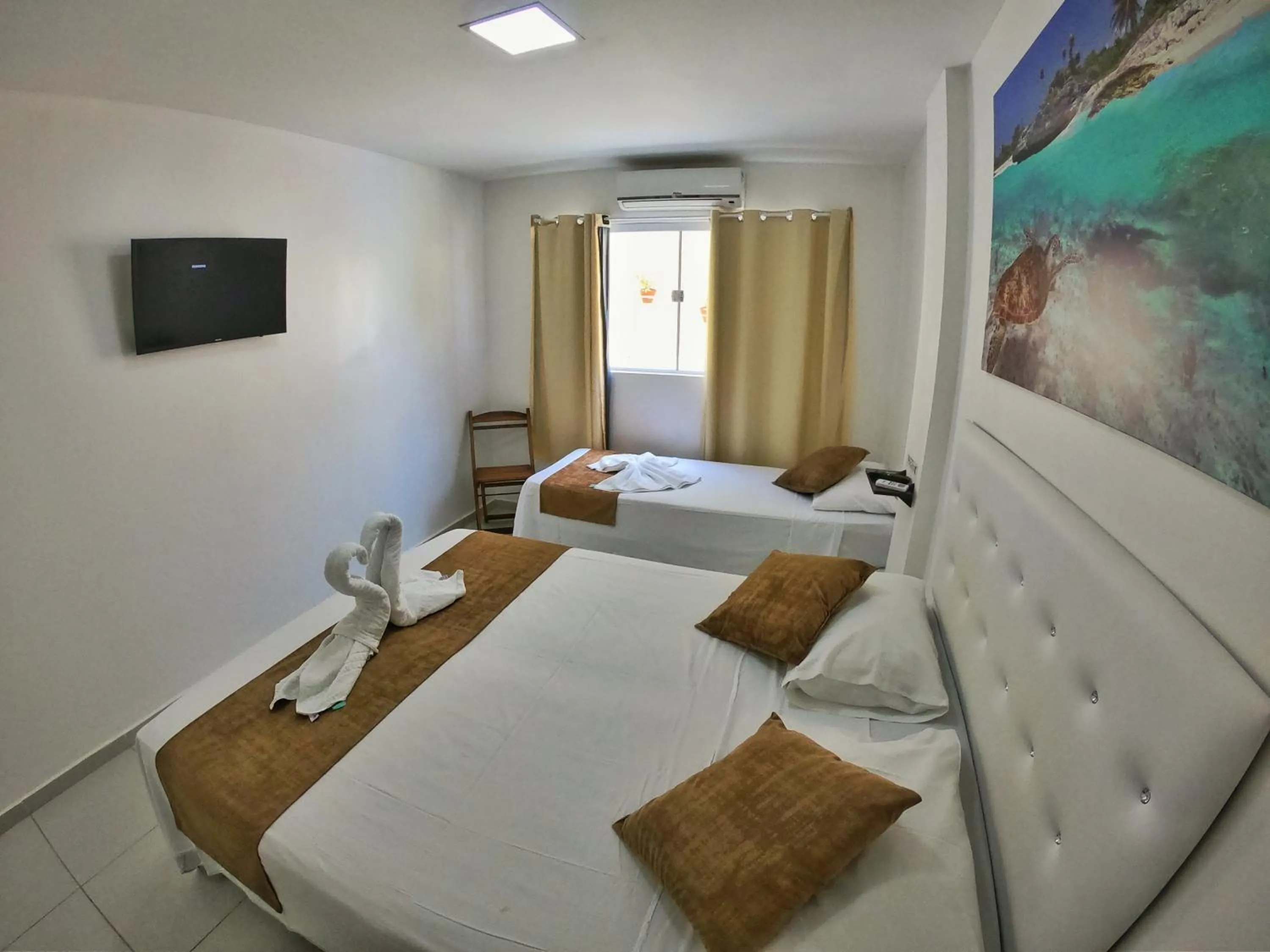 Bed in Pousada Sereia do Porto