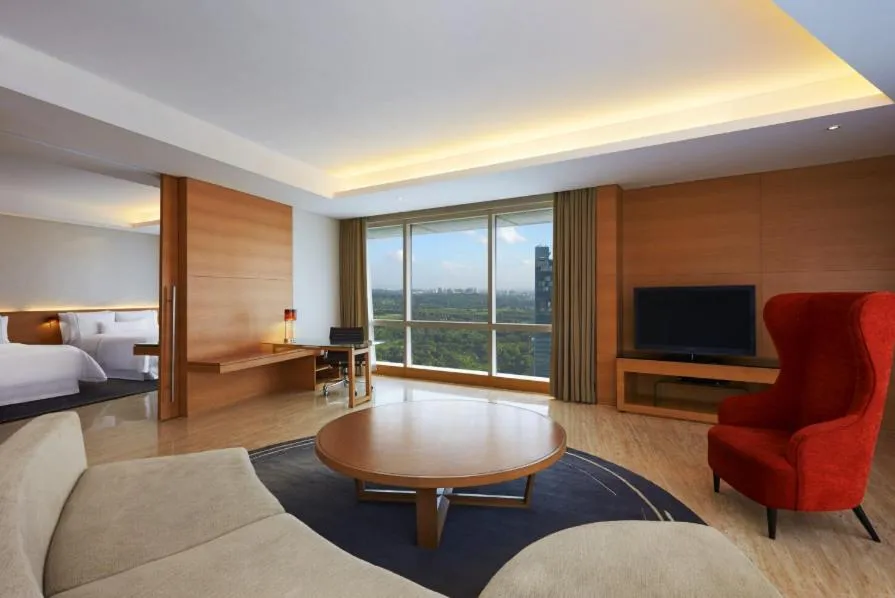 Living room, Bed in The Westin Mumbai Garden City