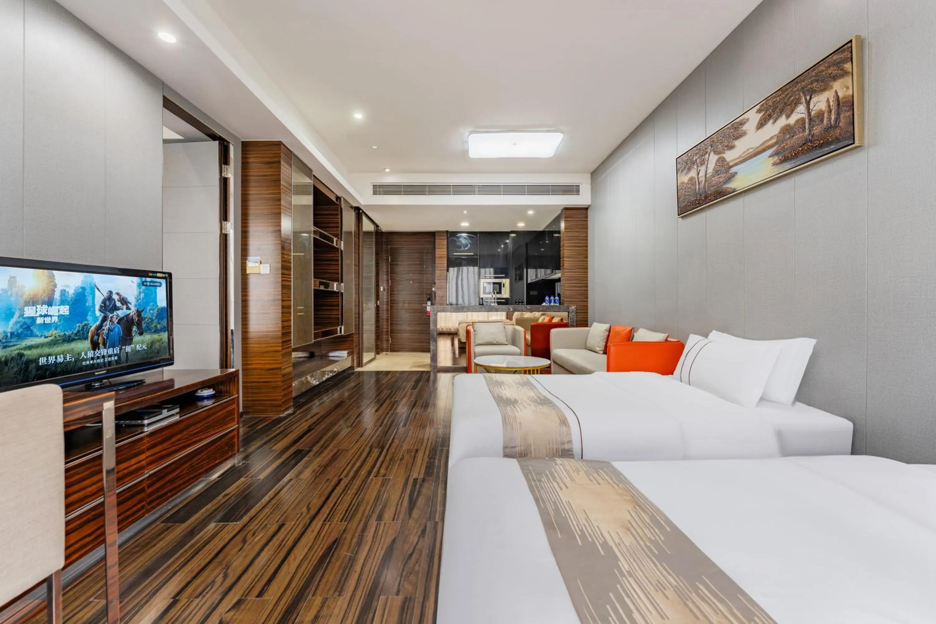 Photo of the whole room in Yicheng Pazhou Poly World Trade Centre Apartment