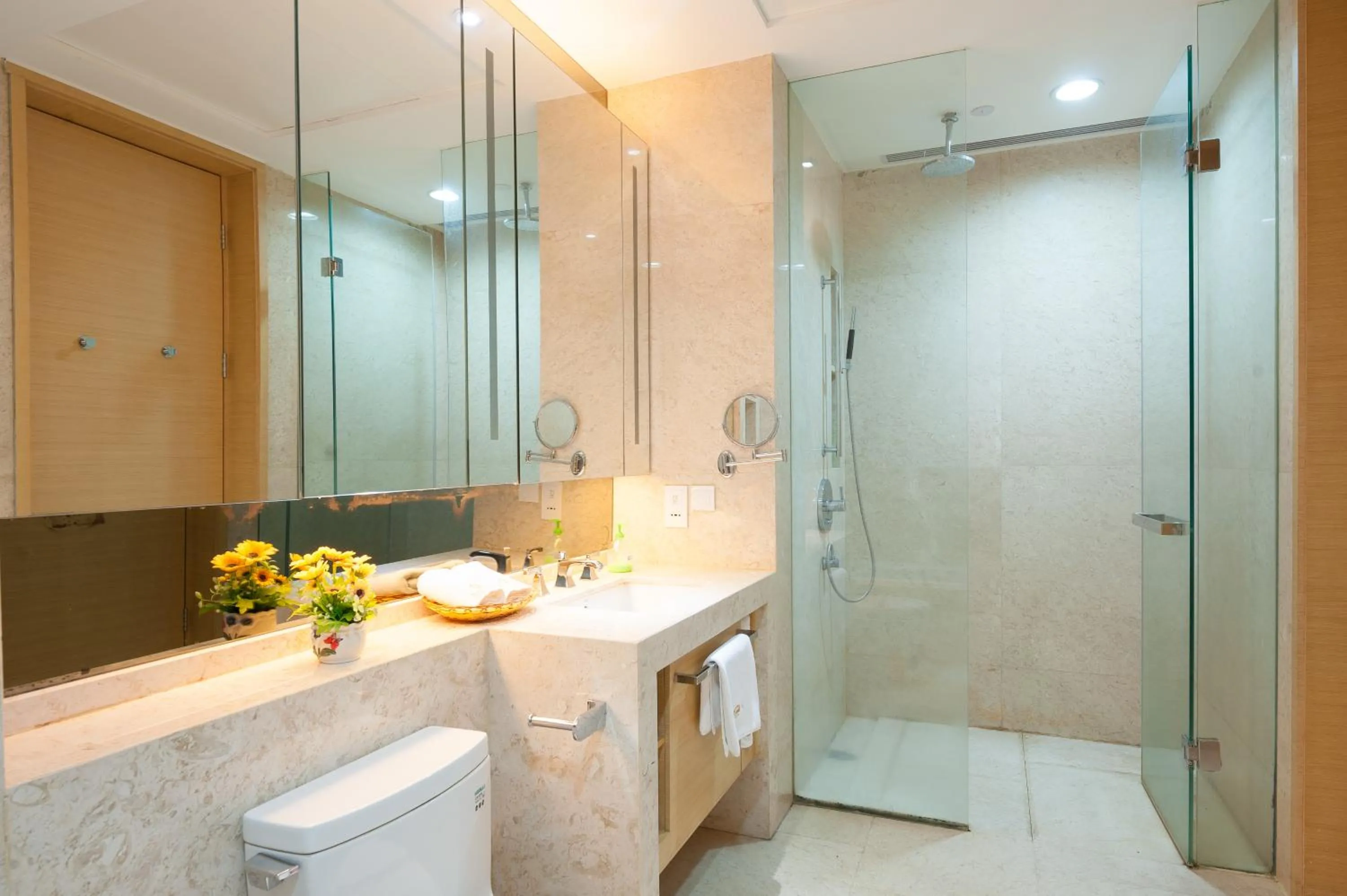 Shower in Yicheng Pazhou Poly World Trade Centre Apartment