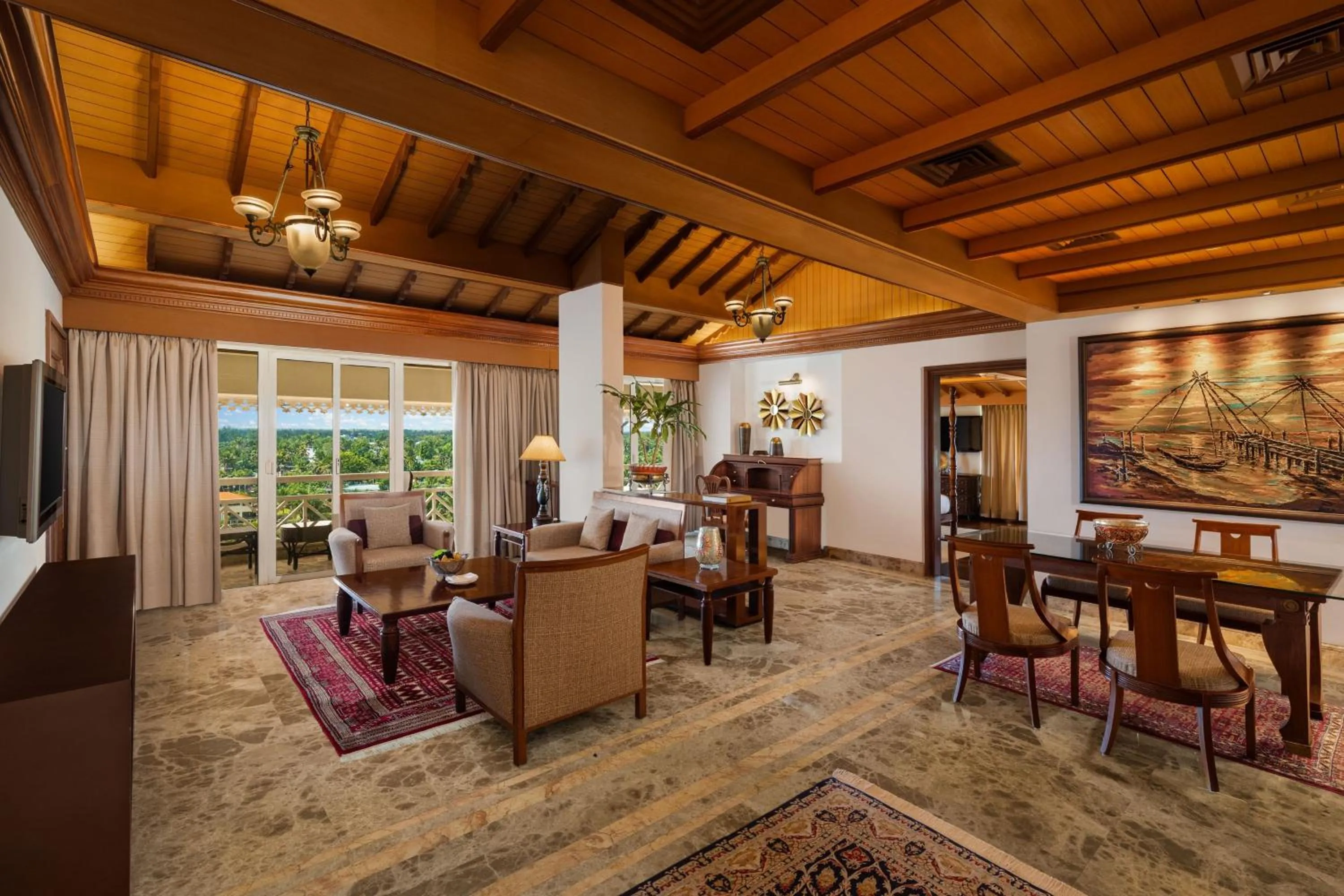 Living room in Le Meridien Kochi